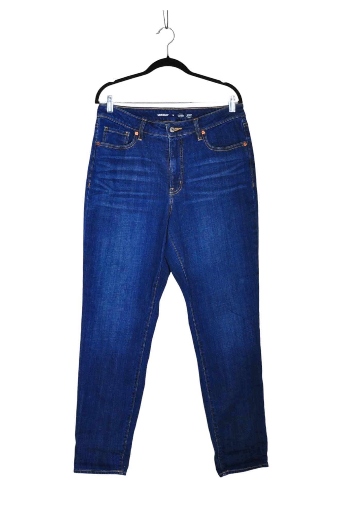 Second Hand OLD NAVY Women's Regular Fit Blue Straight-Legged Jeans - Size 12