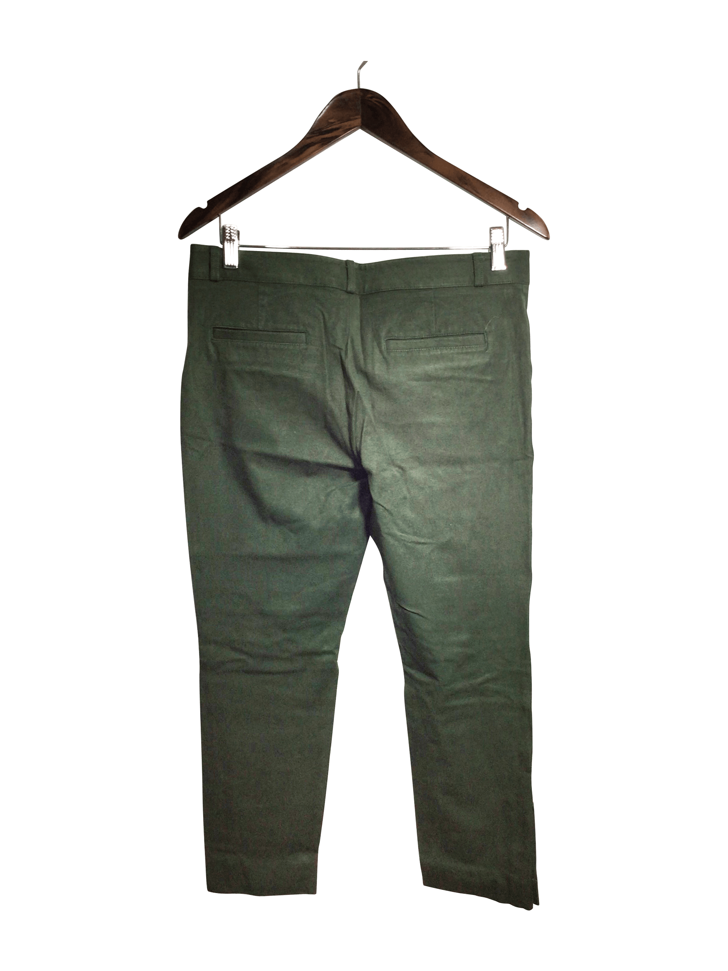 BANANA REPUBLIC Stylish Women's Straight-Legged Regular Fit Green Jeans - Size 10