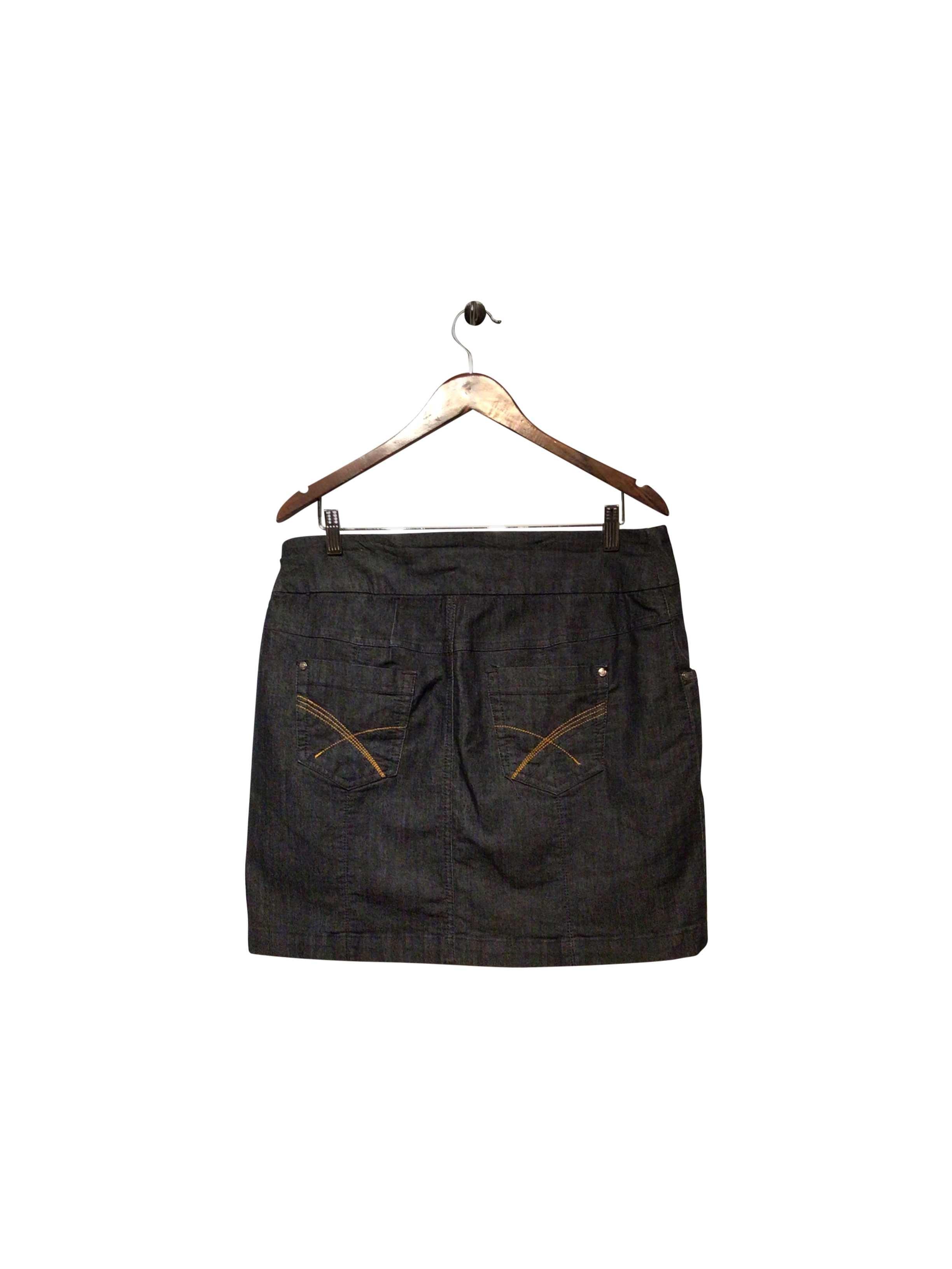 Stylish CONTRAST Regular Fit Blue Skirt - Size 13