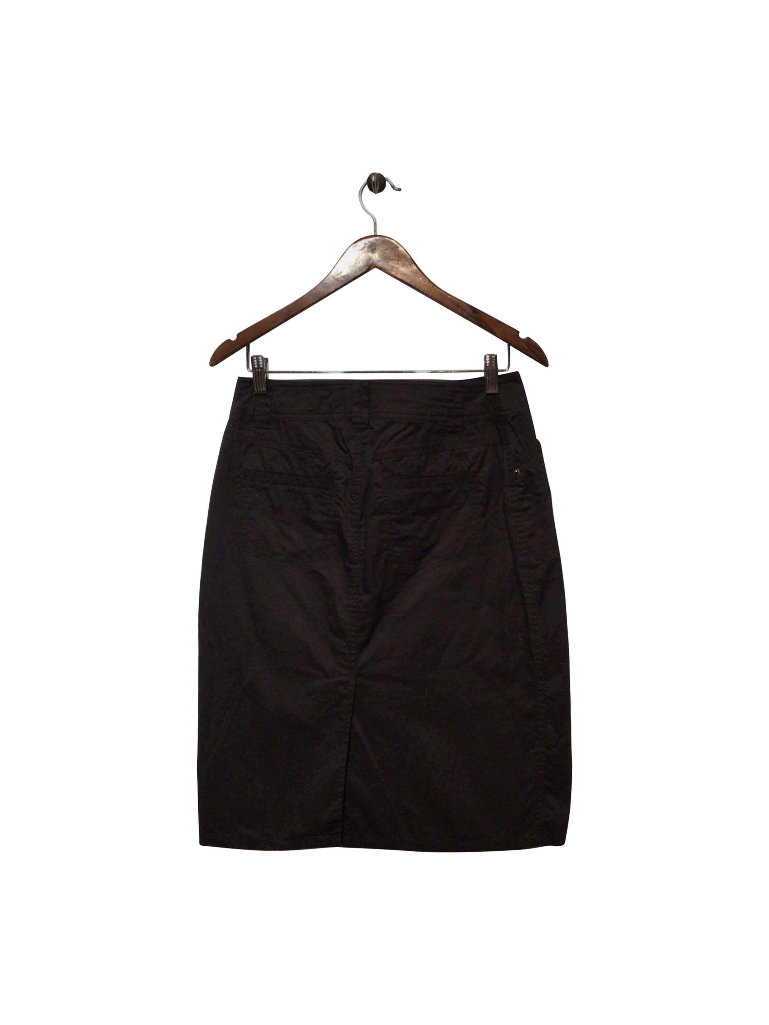 Stylish CONTEMPORAINE Regular Fit Black Skirt - Size 2