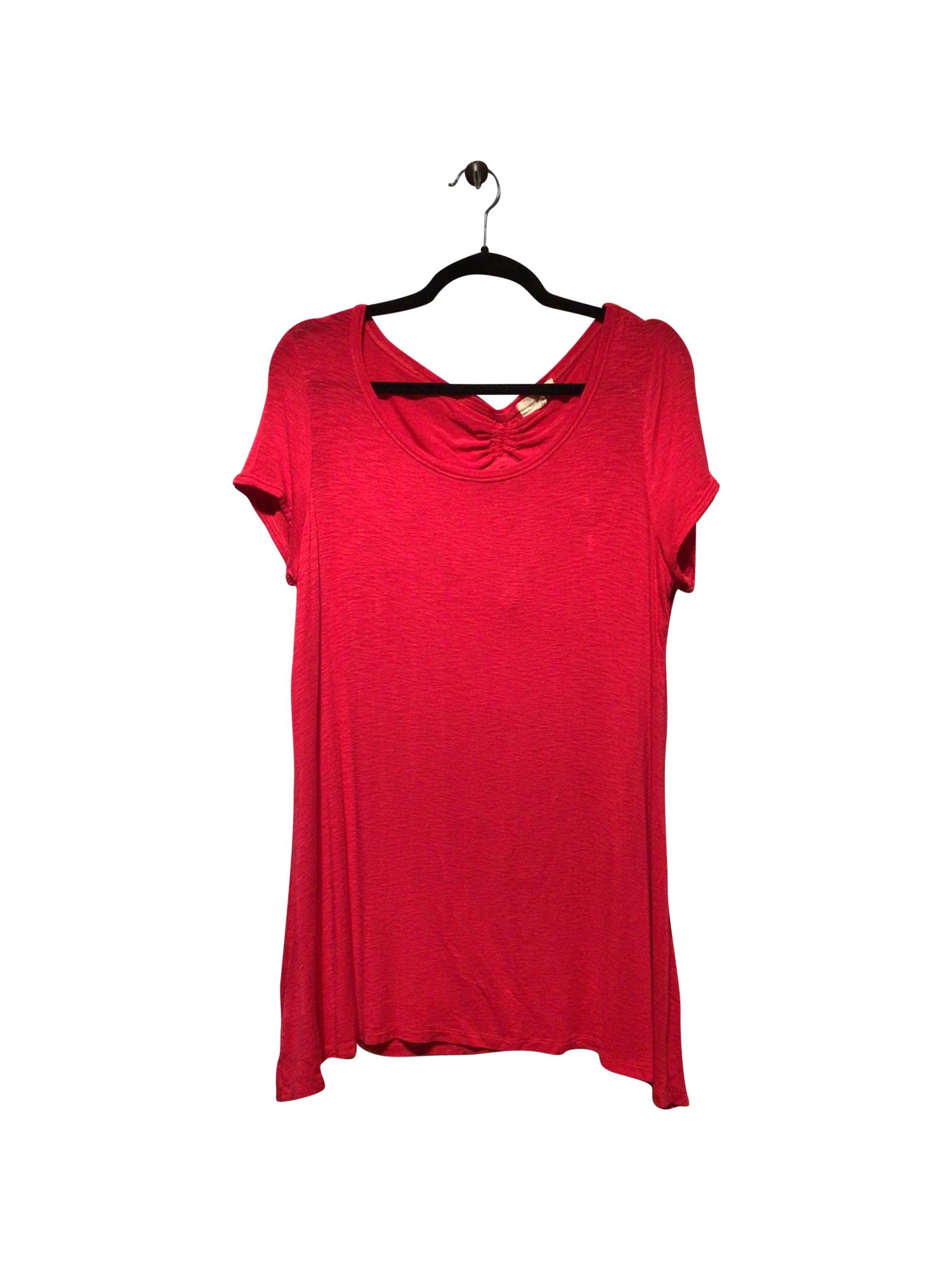 CUPIO Stylish Regular Fit Pink T-shirt - Size L