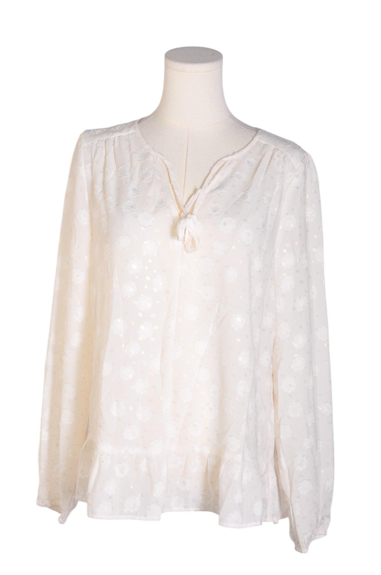 Stylish LOFT Women's White Regular Fit Blouse - Size M