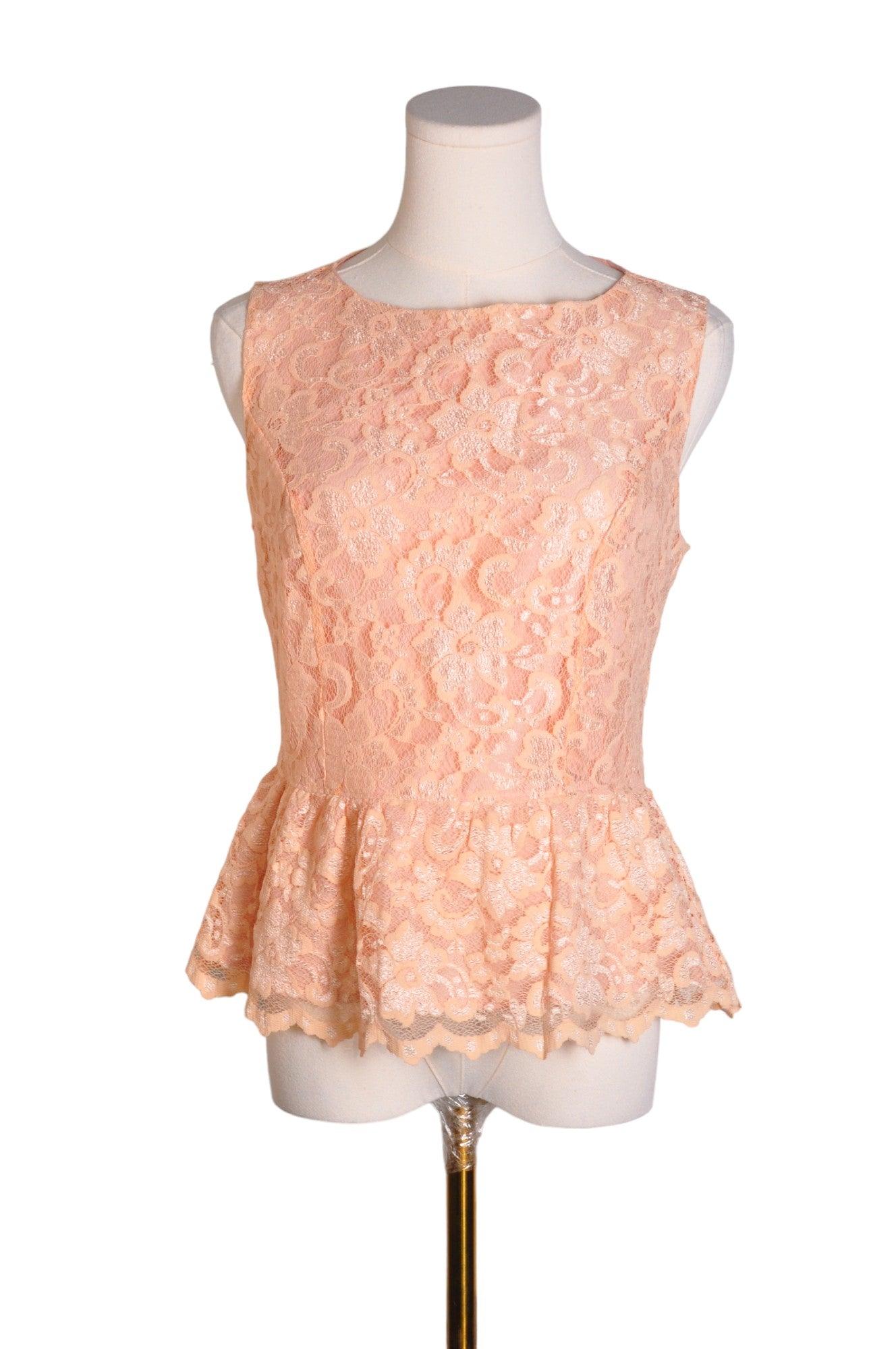 MICHAEL STARS Women's Pink Regular-Fit Sleeveless Blouse in Size S