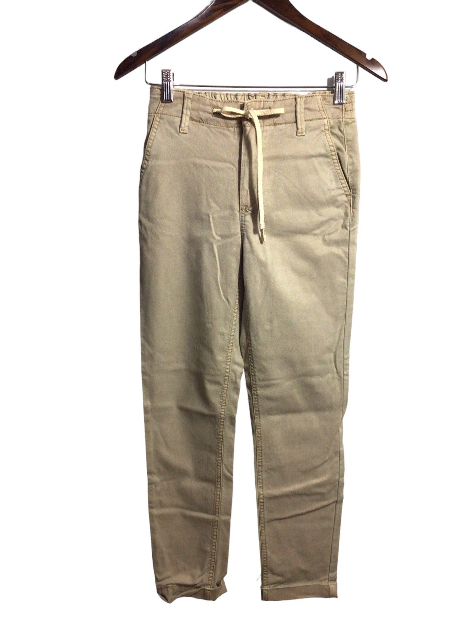 PAIGE Stylish Women's Beige Straight-Legged Regular Fit Jeans - Size 24