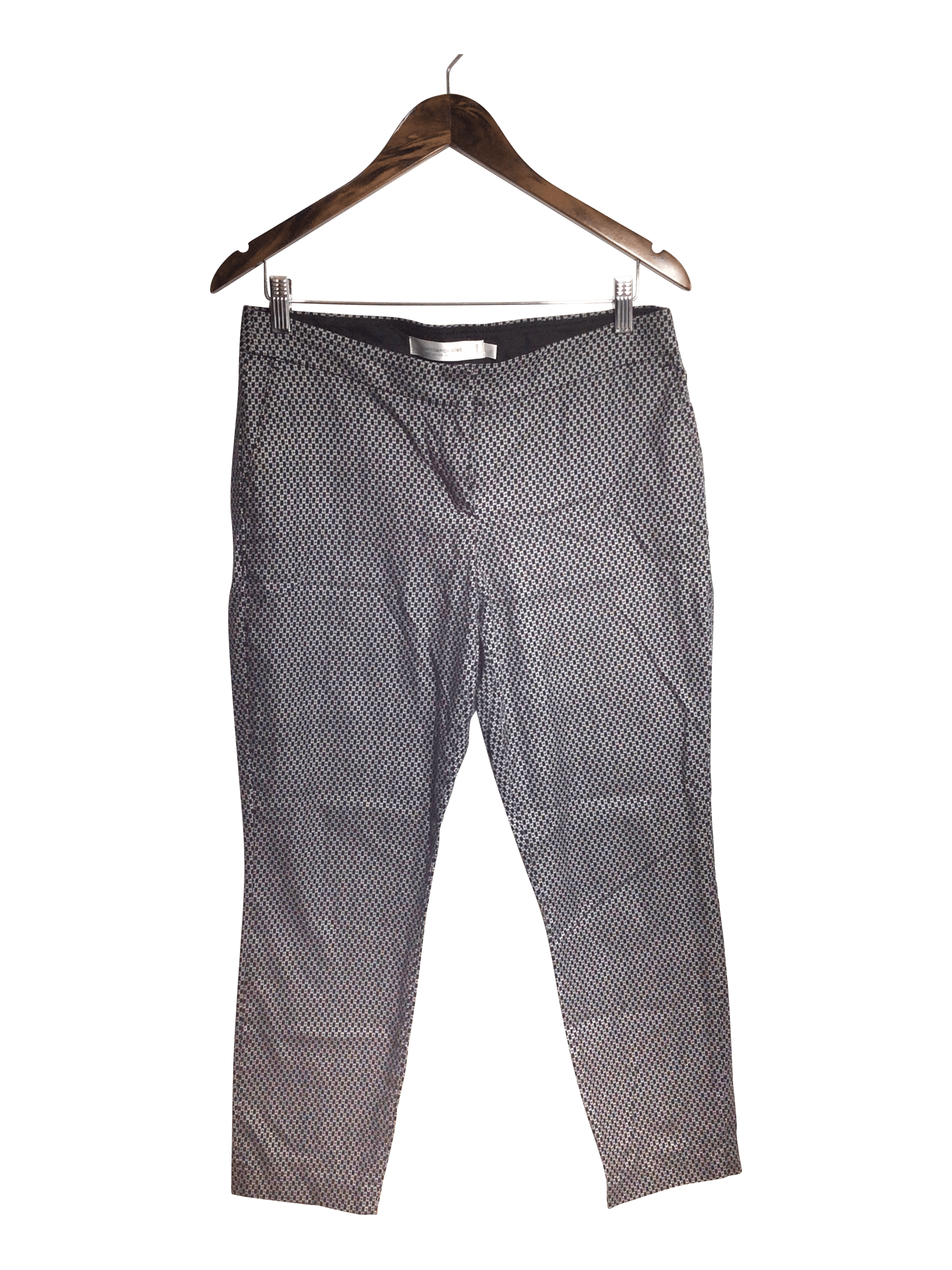 Stylish CONTEMPORAINE Women's Regular Fit Black Work Pants - Size 10