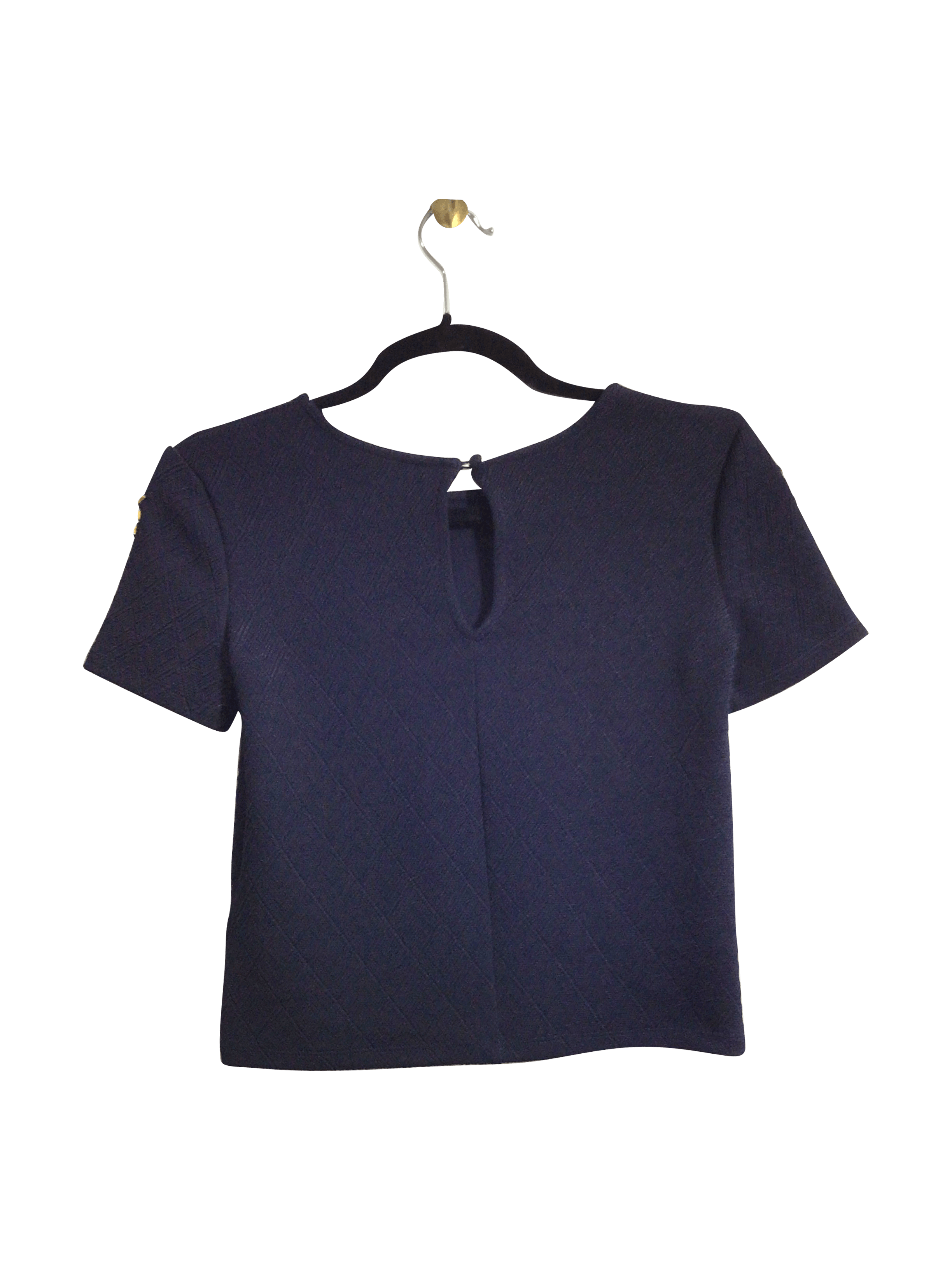 Stylish MISS SELFRIDGE Regular Fit Women's Blue T-Shirt - Size 4