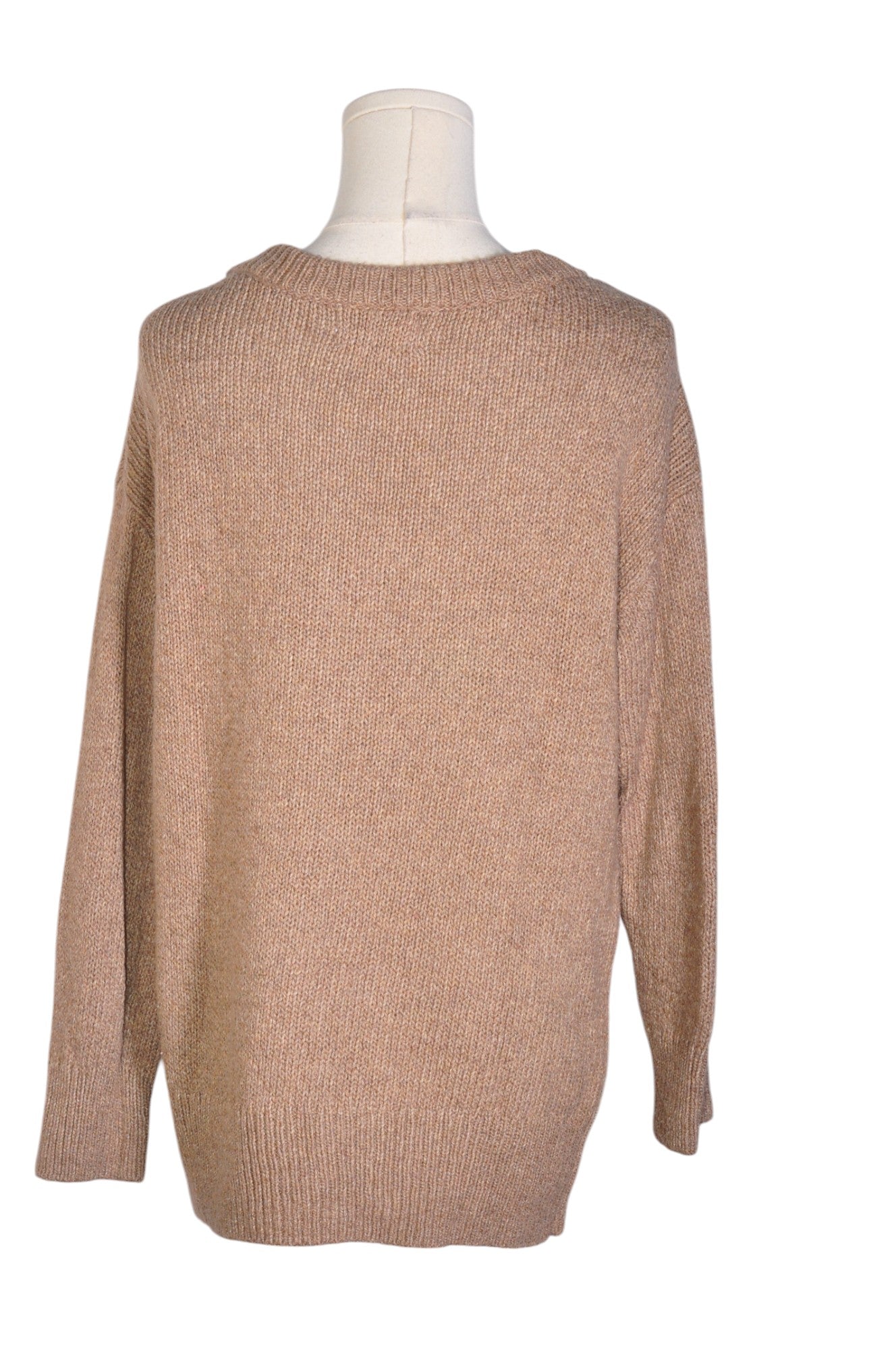 Stylish OLD NAVY Second - Hand Women's Brown Regular - Fit Sweater in Size S
