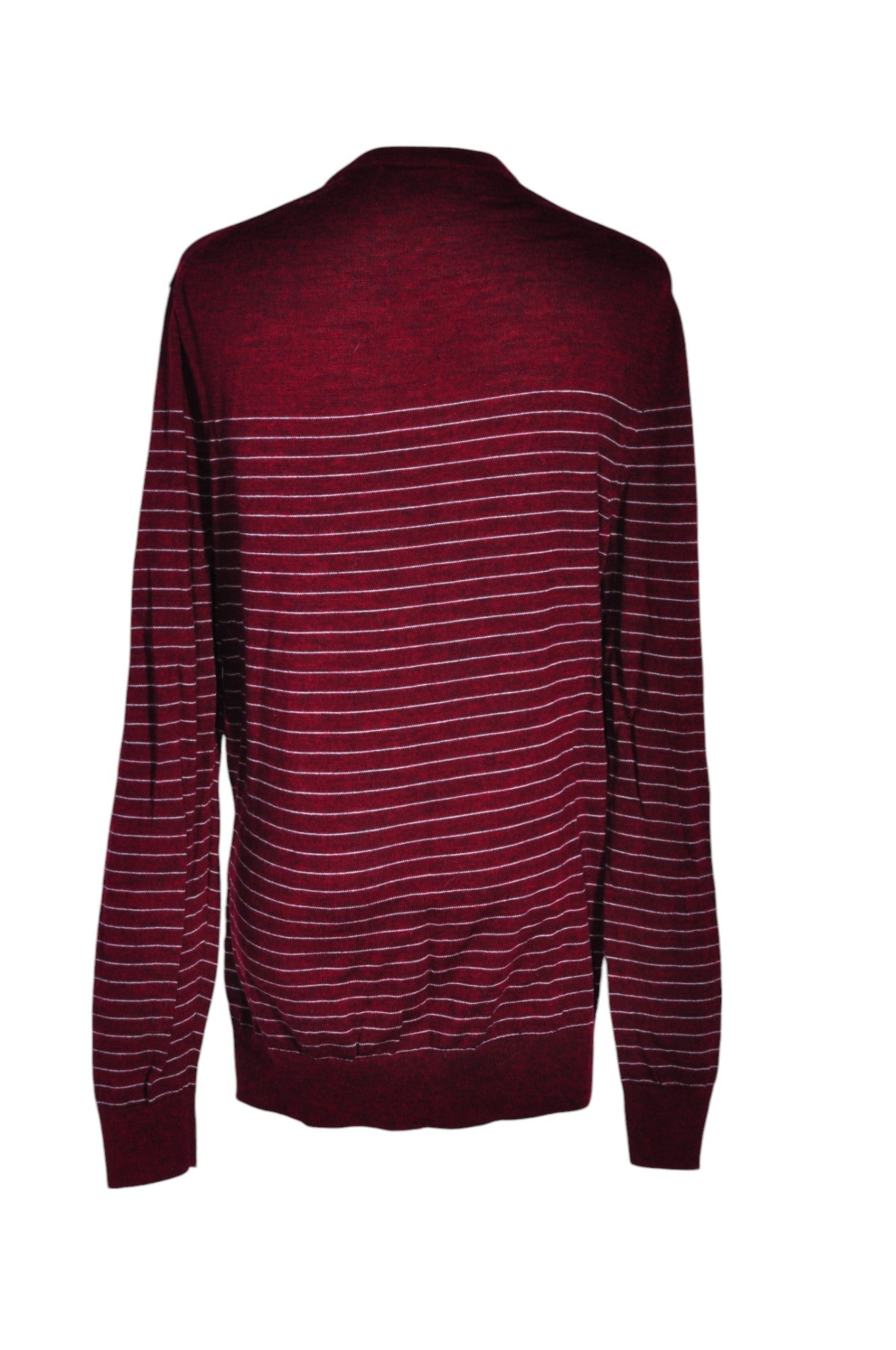 Stylish BANANA REPUBLIC Red Regular Fit Women's Long Sleeve T - Shirt in Size L