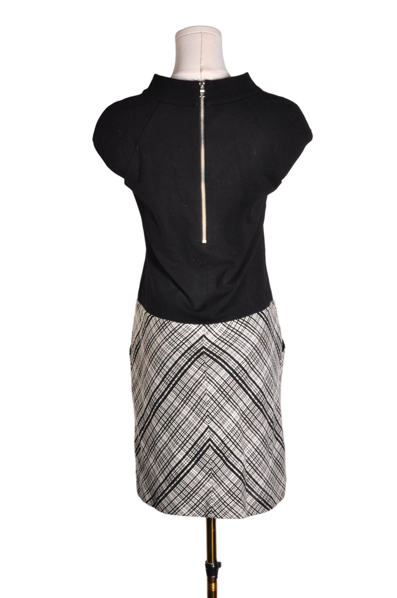 CYNTHIA STEFFE Stylish Women's Black Regular Fit Size 6 Midi Dress