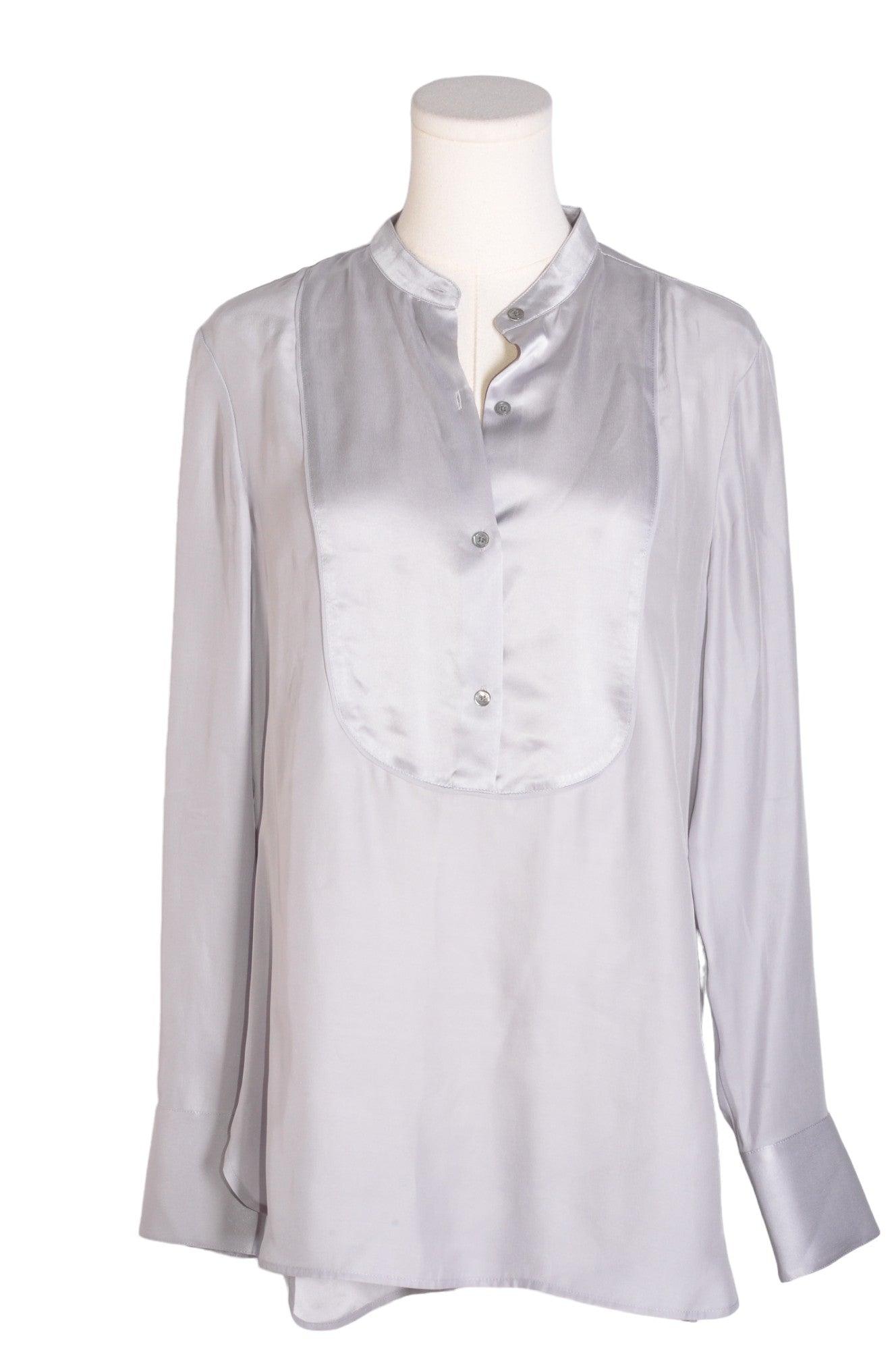 BANANA REPUBLIC Stylish Women's Gray Regular-Fit Blouses - Size S