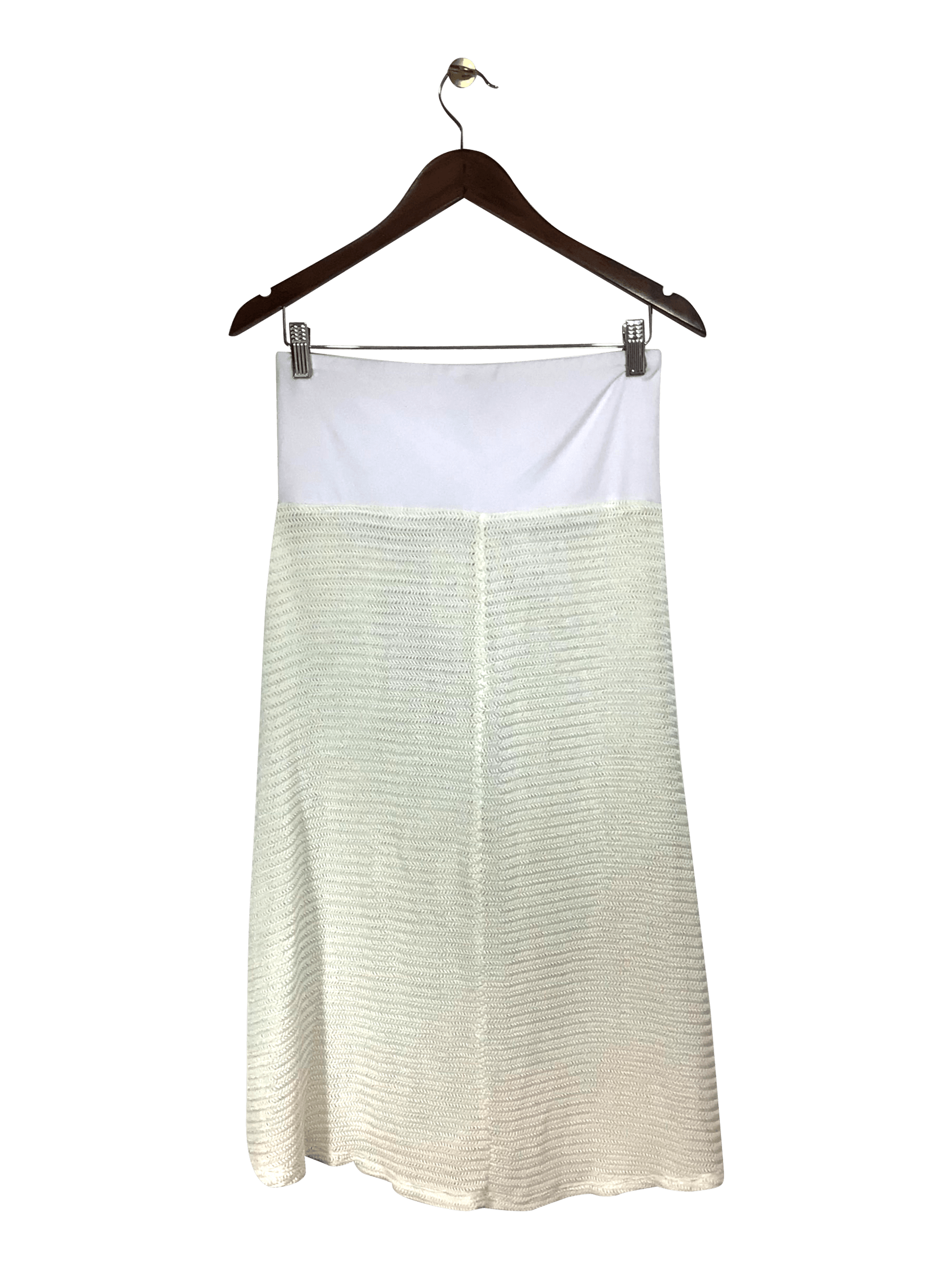 LM BEACH Stylish Regular Fit White Skirt - Size S