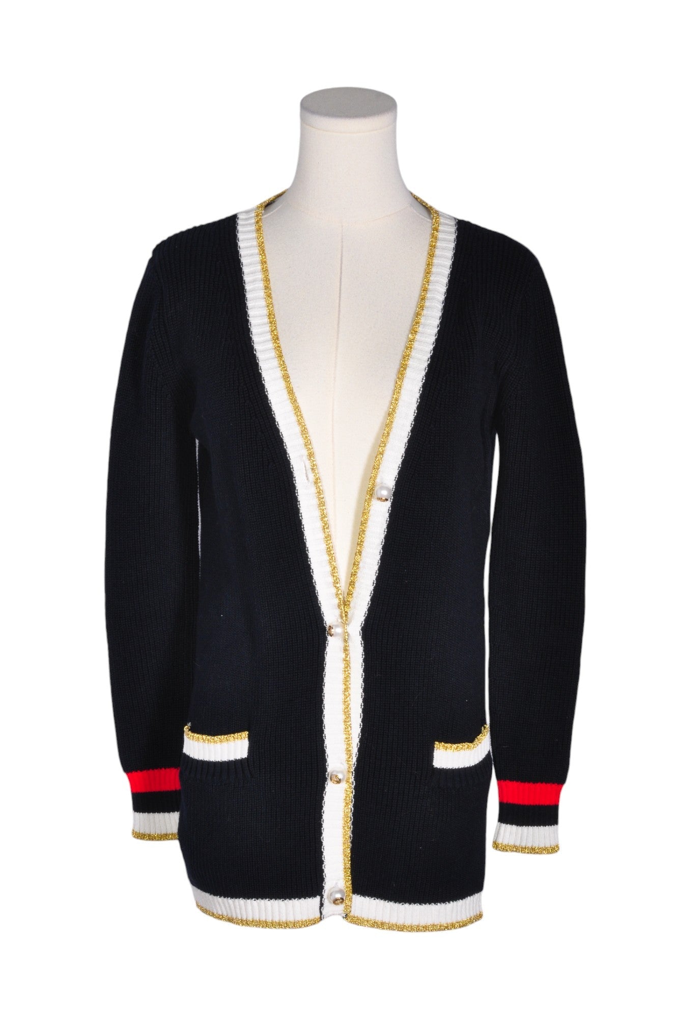 MOMOSCHERO Stylish Women's Regular Fit Black Cardigan - Size S