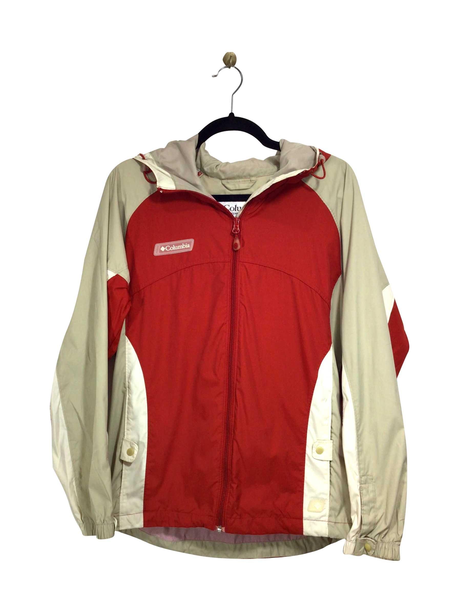 COLUMBIA Stylish Regular Fit Red Coat - Size M
