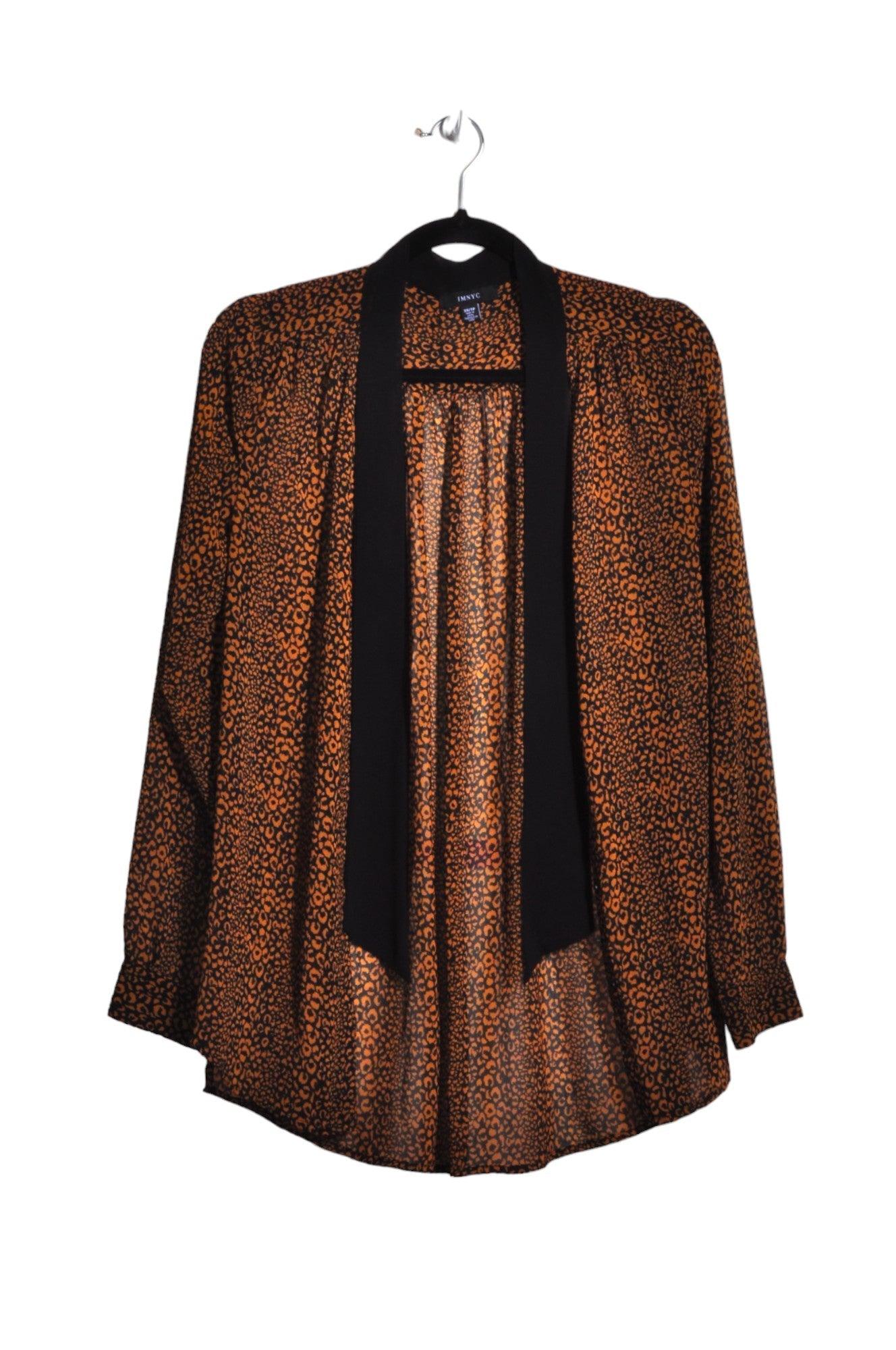 Stylish IMNYC Brown Regular-Fit Women's Blouses in XS Size