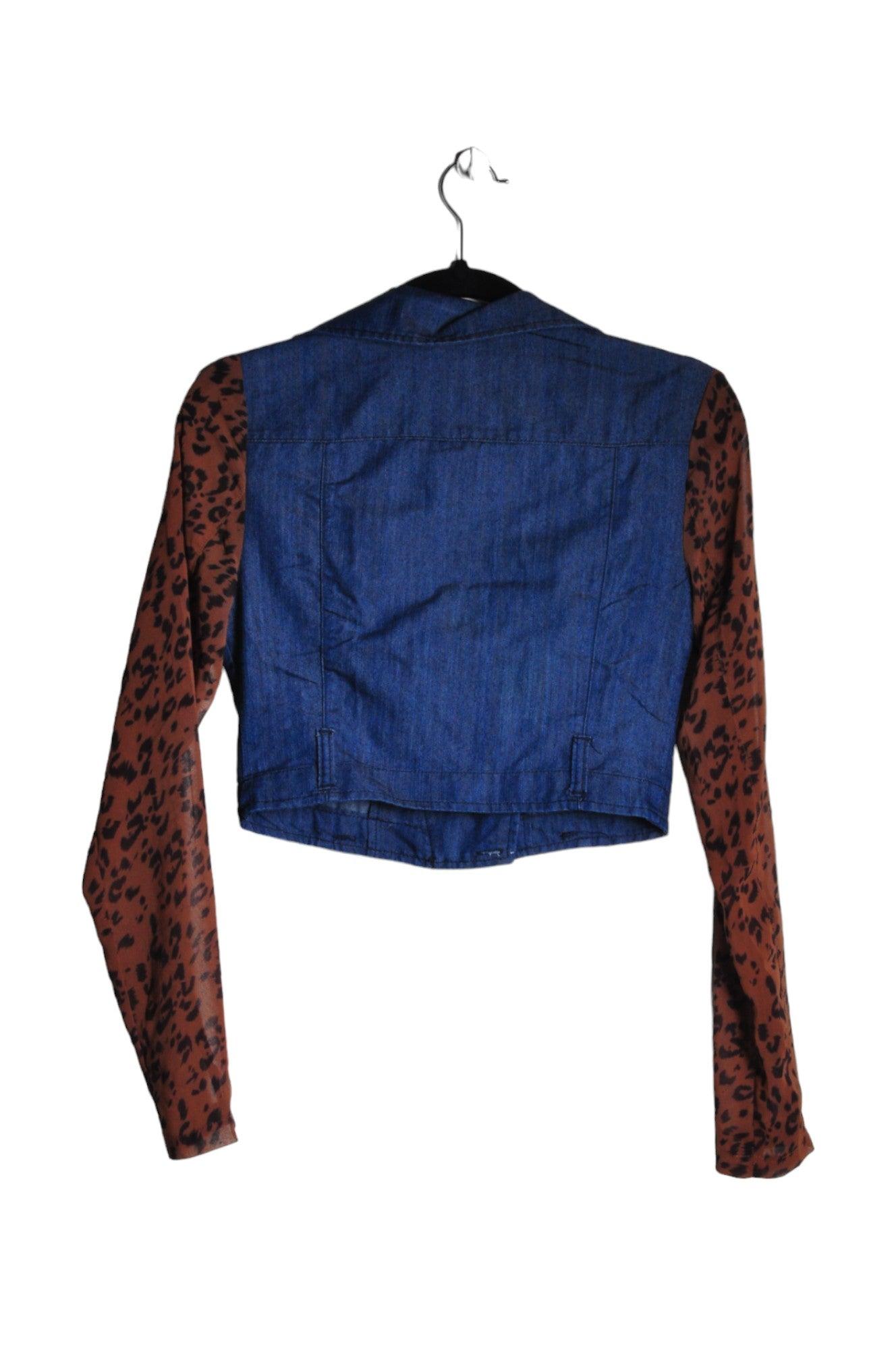 FOREVER 21 Stylish Blue Regular - fit Women's Coats in XS Size