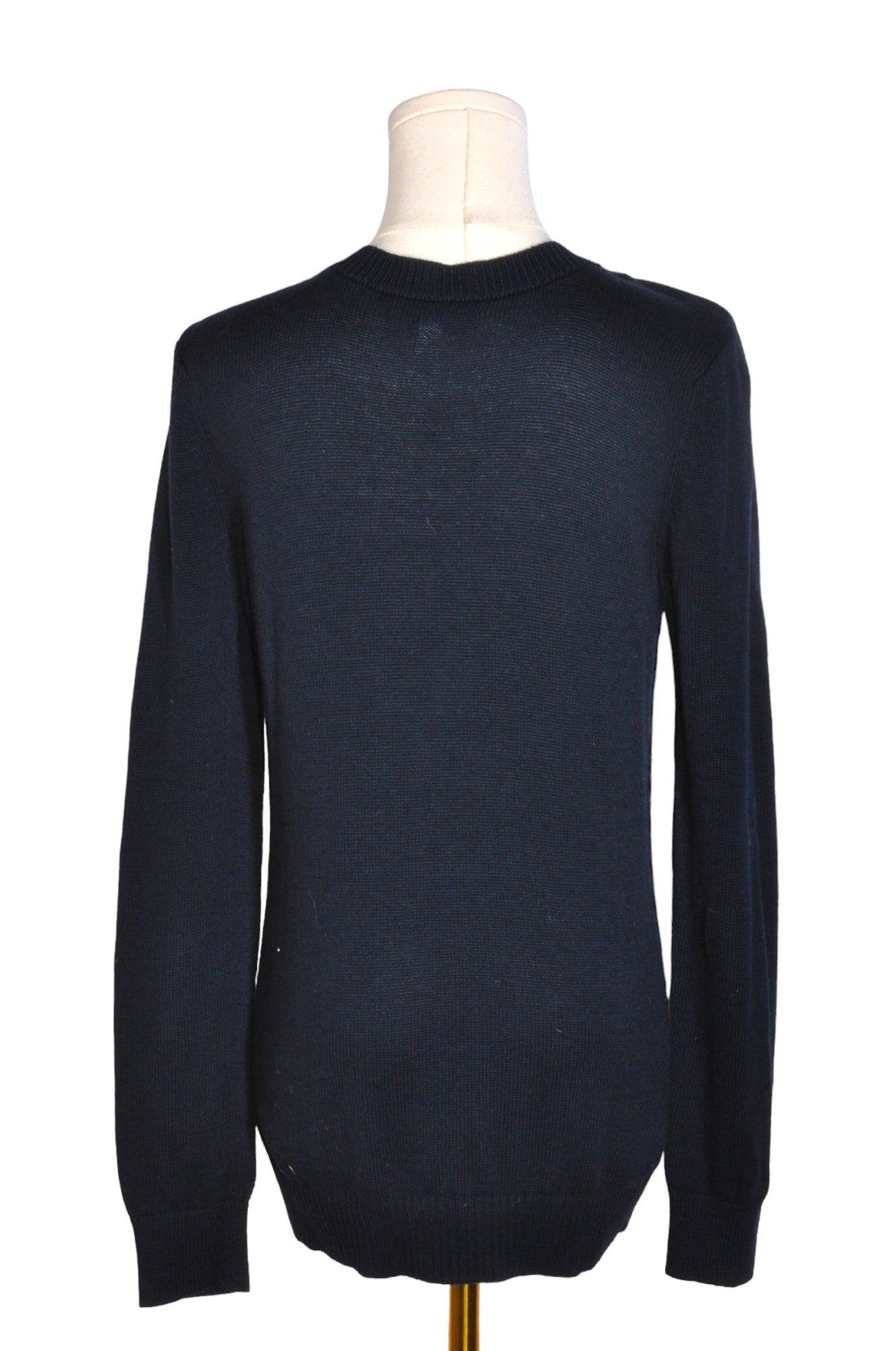 BANANA REPUBLIC Stylish Women's Black Regular-Fit Knit Tops - Size M