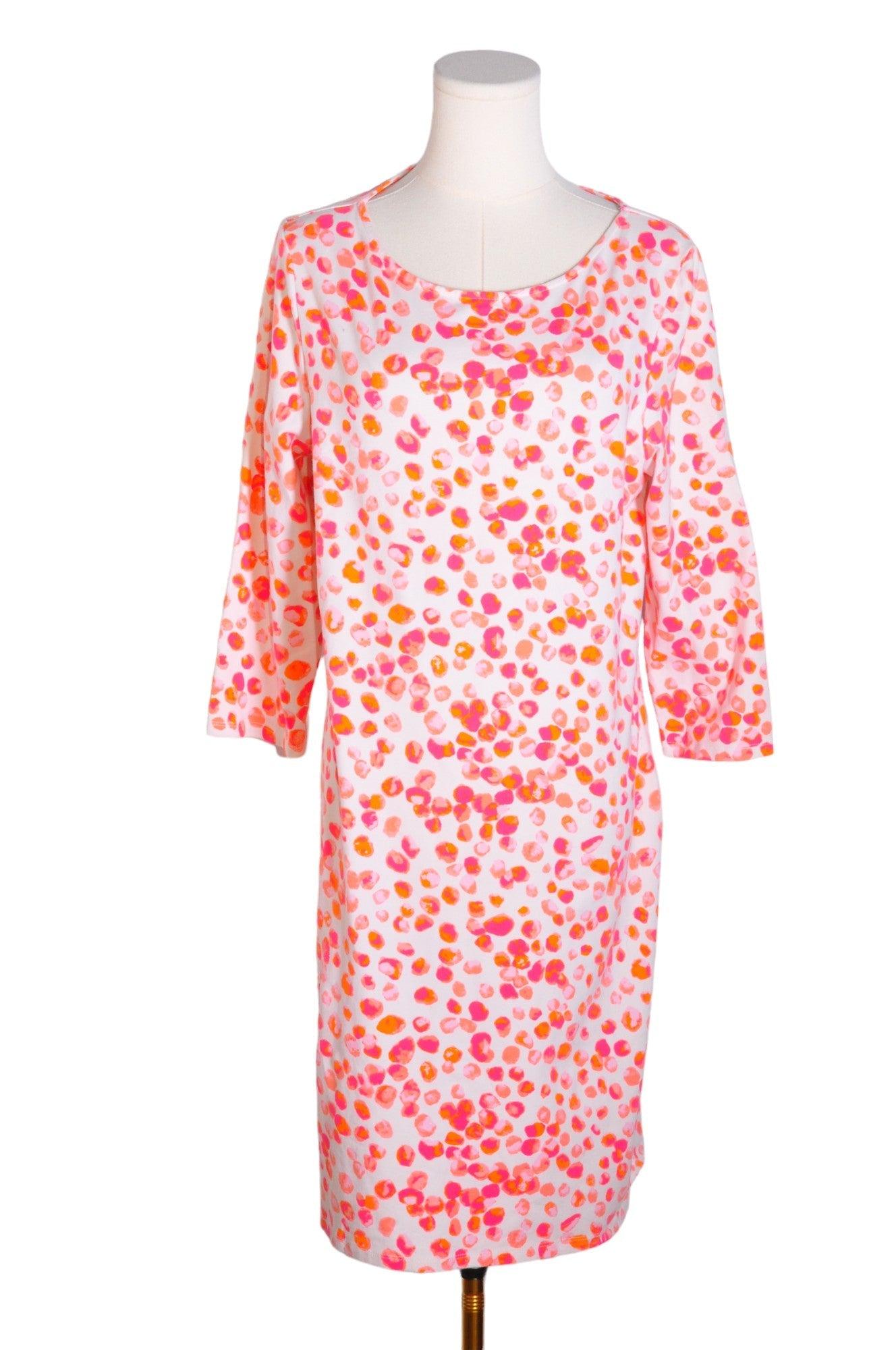 IMNYC Stylish Women's Orange Drop Waist Regular Fit Dress - Size L