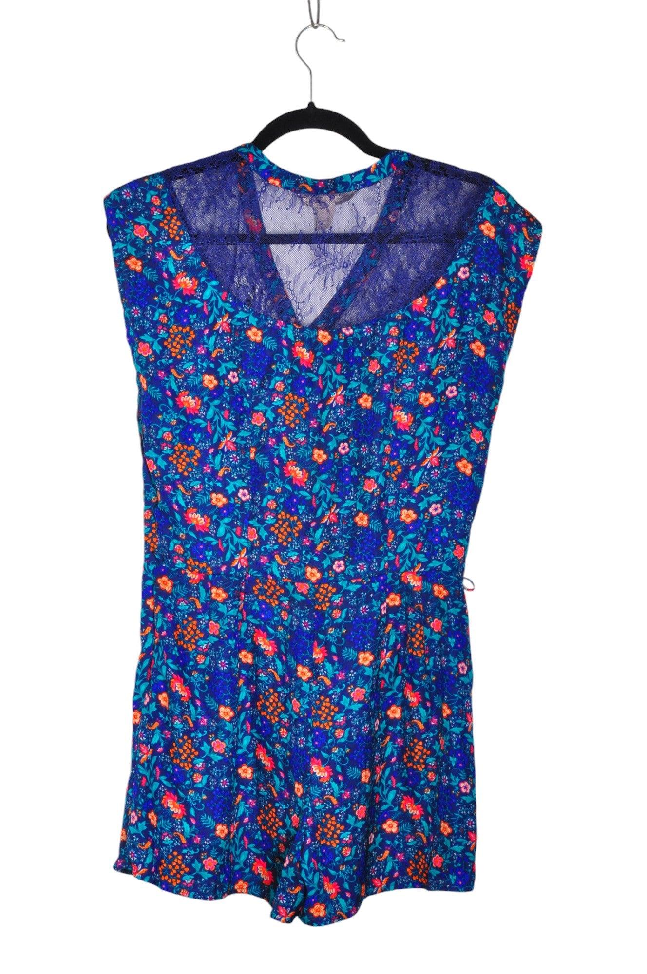 FOREVER 21 Stylish Blue Women's Regular Fit Rompers - Size S