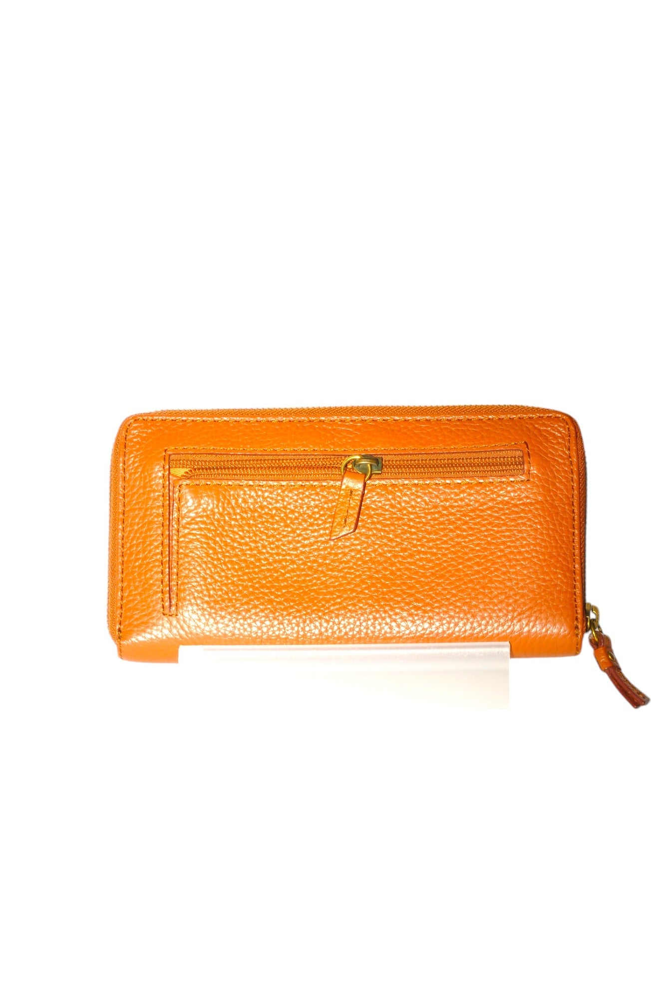 Stylish FOSSIL Orange Regular - Fit Second - Hand Women's Handbag in Size S