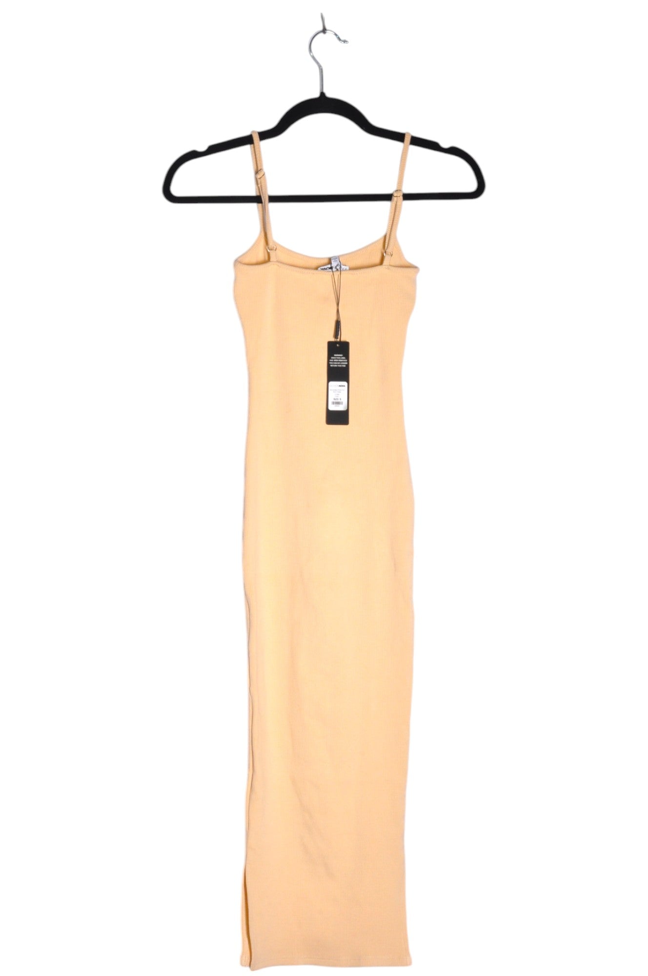 FASHION NOVA Stylish Women's Beige Maxi Dress in Regular Fit - Size S