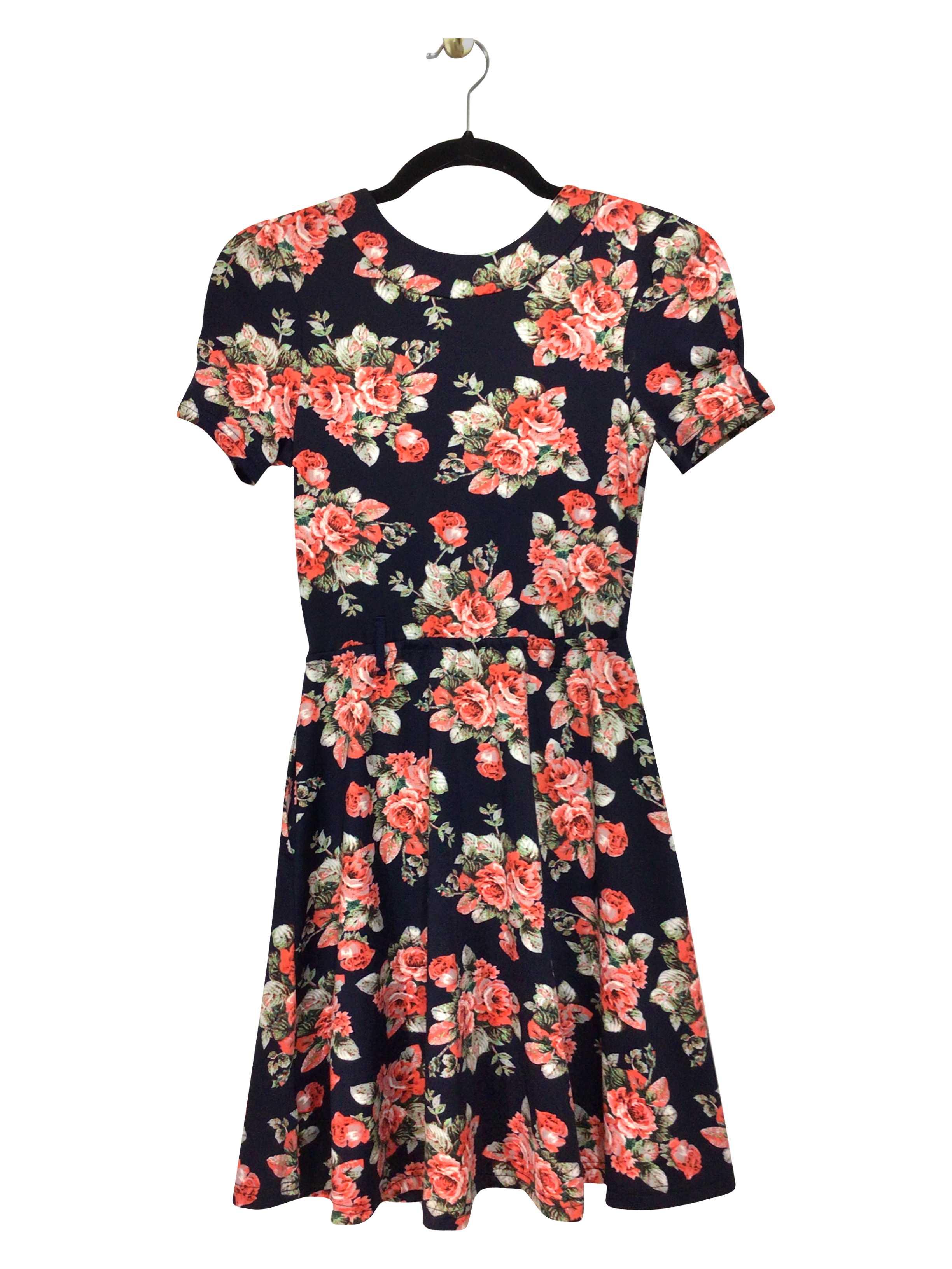 COSTA BLANCA Stylish Regular Fit Blue Shift Dress - Size XS