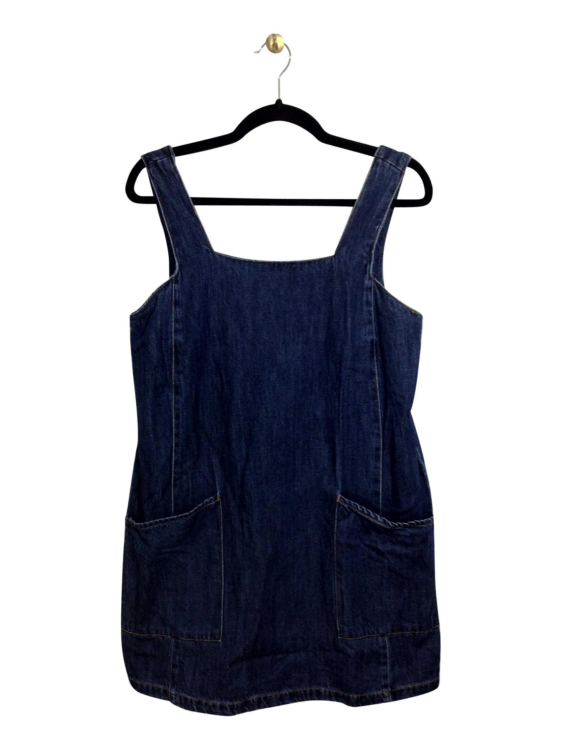 FOREVER 21 Stylish Regular Fit Blue Denim Overalls - Size S