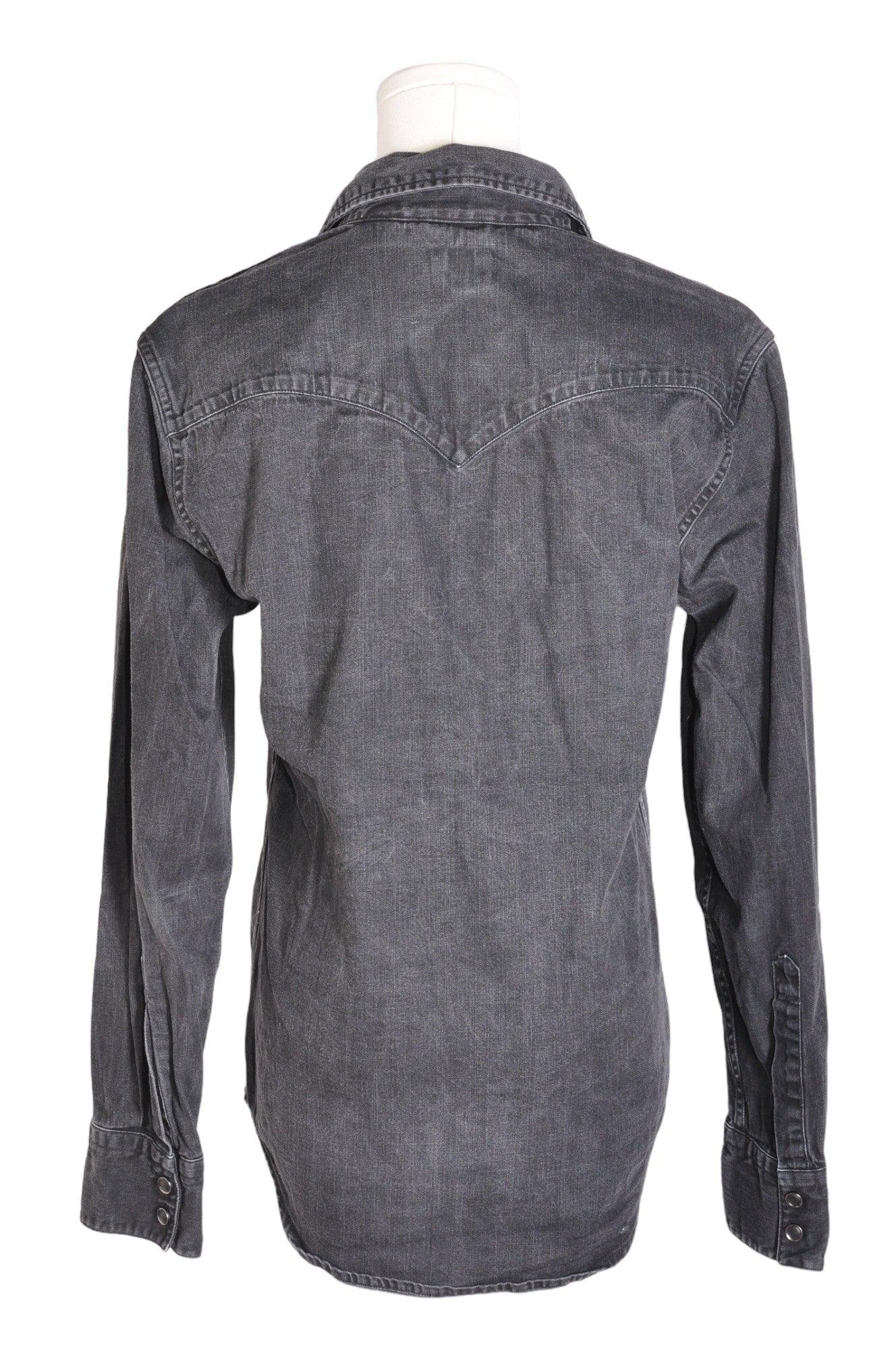 LEVI'S Stylish Women's Black Denim Tops in Regular Fit - Size S