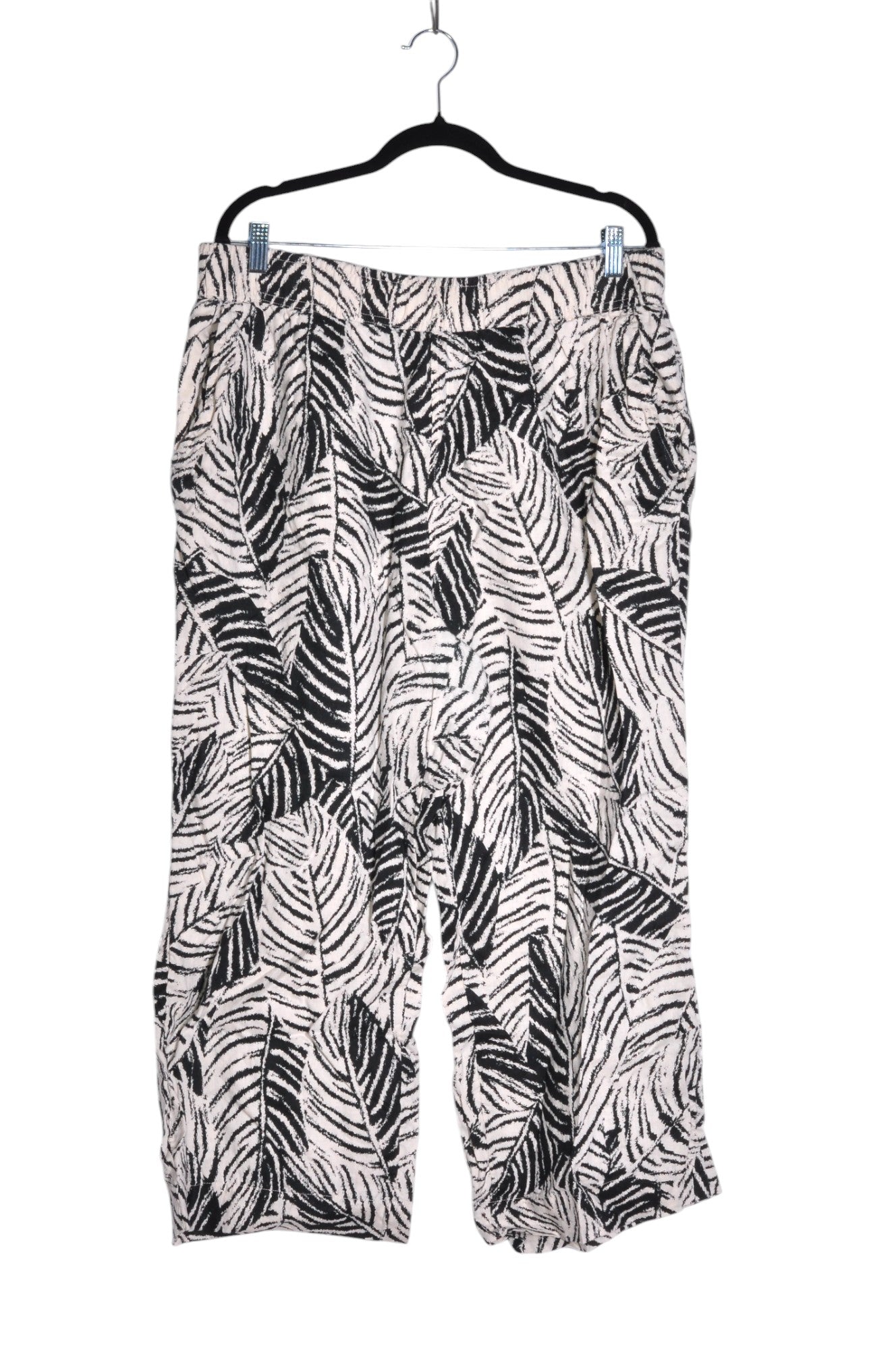 CYNTHIA ROWLEY Stylish Women's Gray Regular-Fit XL Work Pants