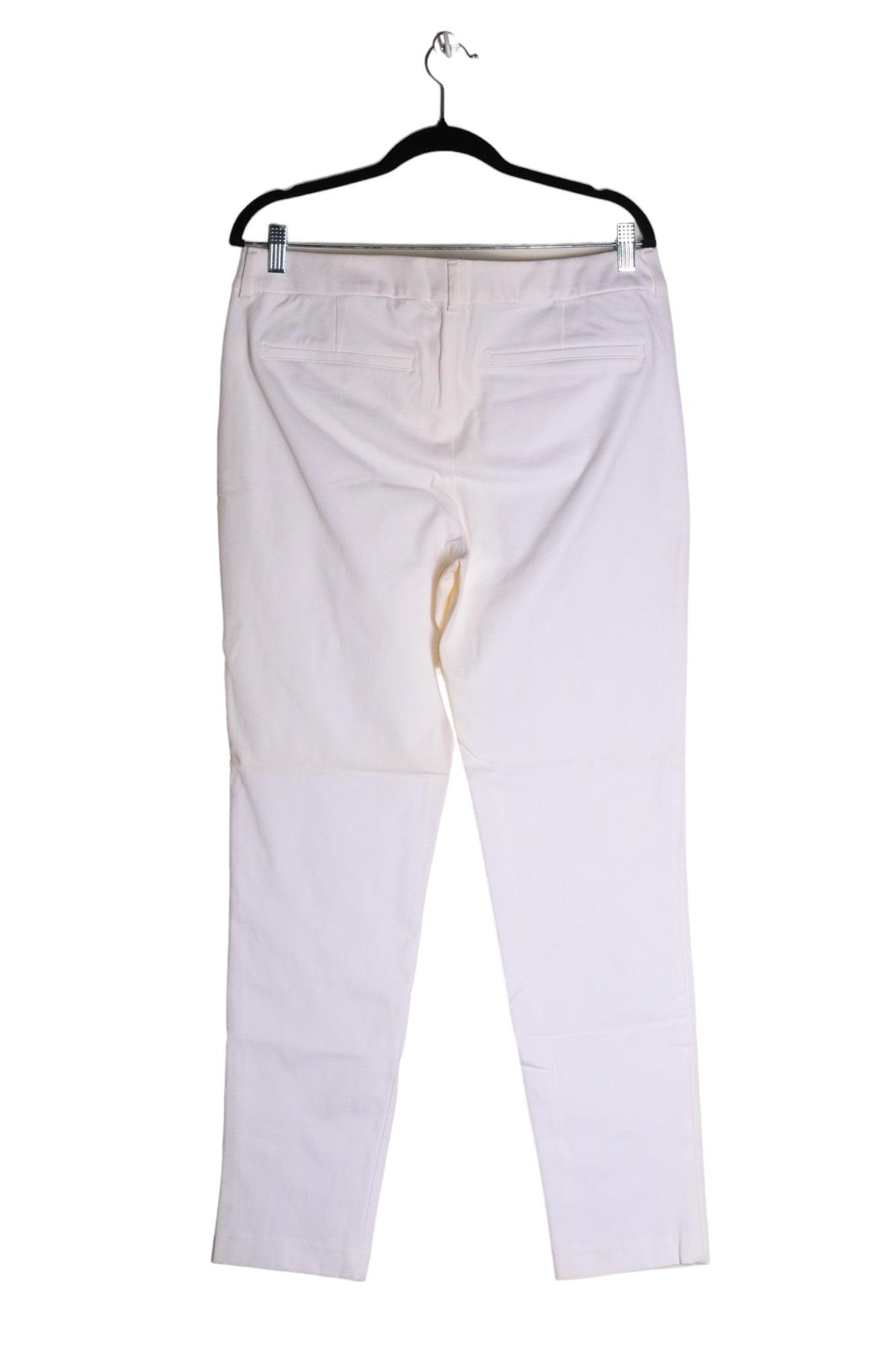 OLD NAVY Women's Classic Regular-Fit White Work Pants - Size 12