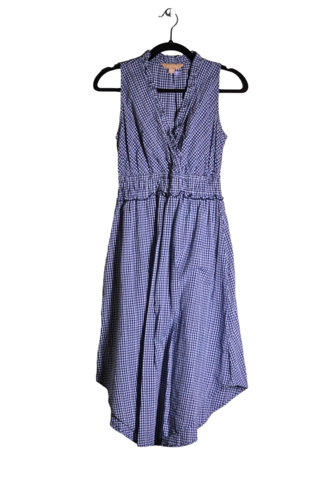 HOPE & HARLOW Stylish Blue Regular Fit Women's High Low Dress - Size 2