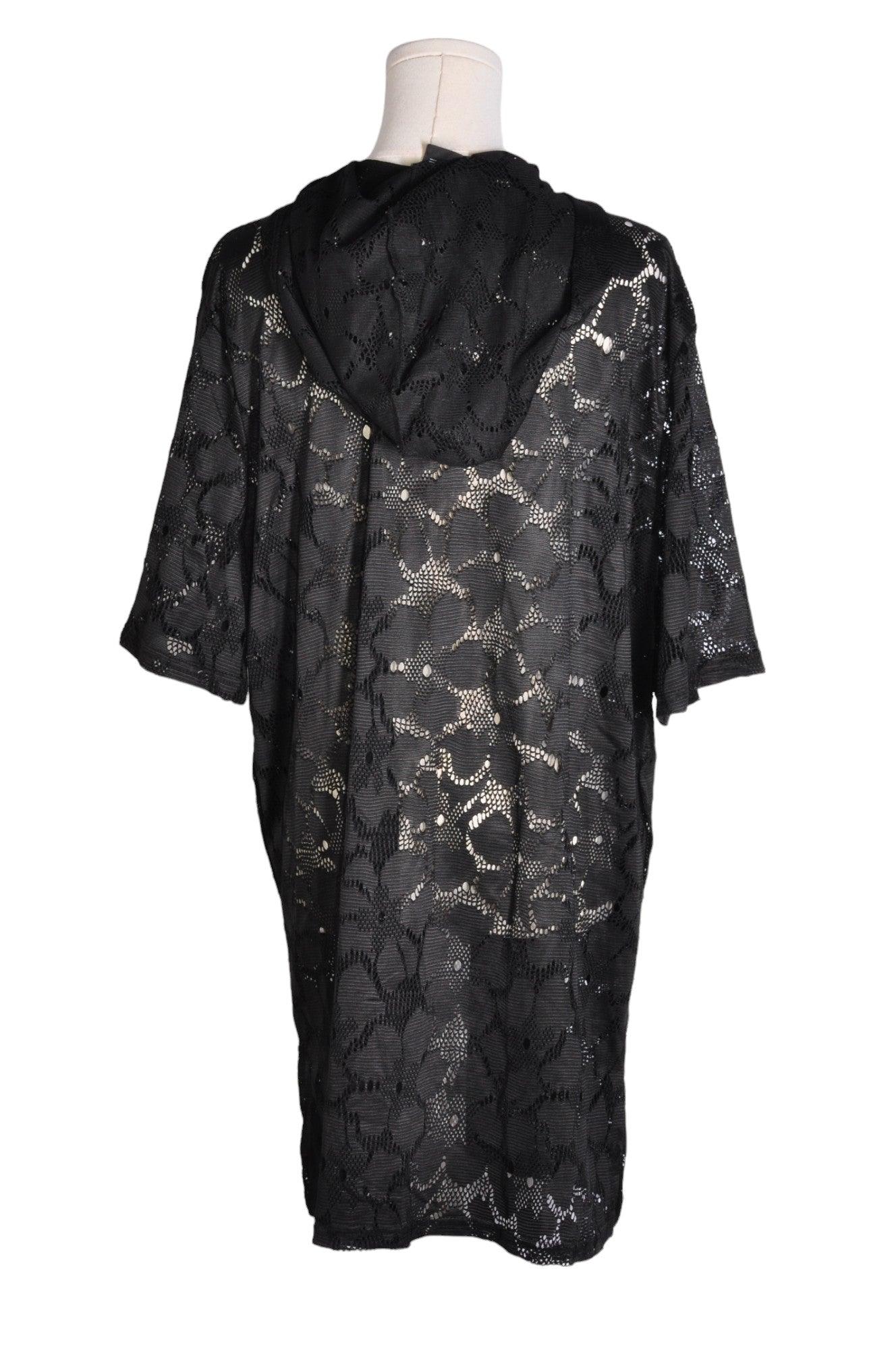 COVER ME Stylish Women's Black Regular-Fit Long-Sleeved Sweatshirt - Size L