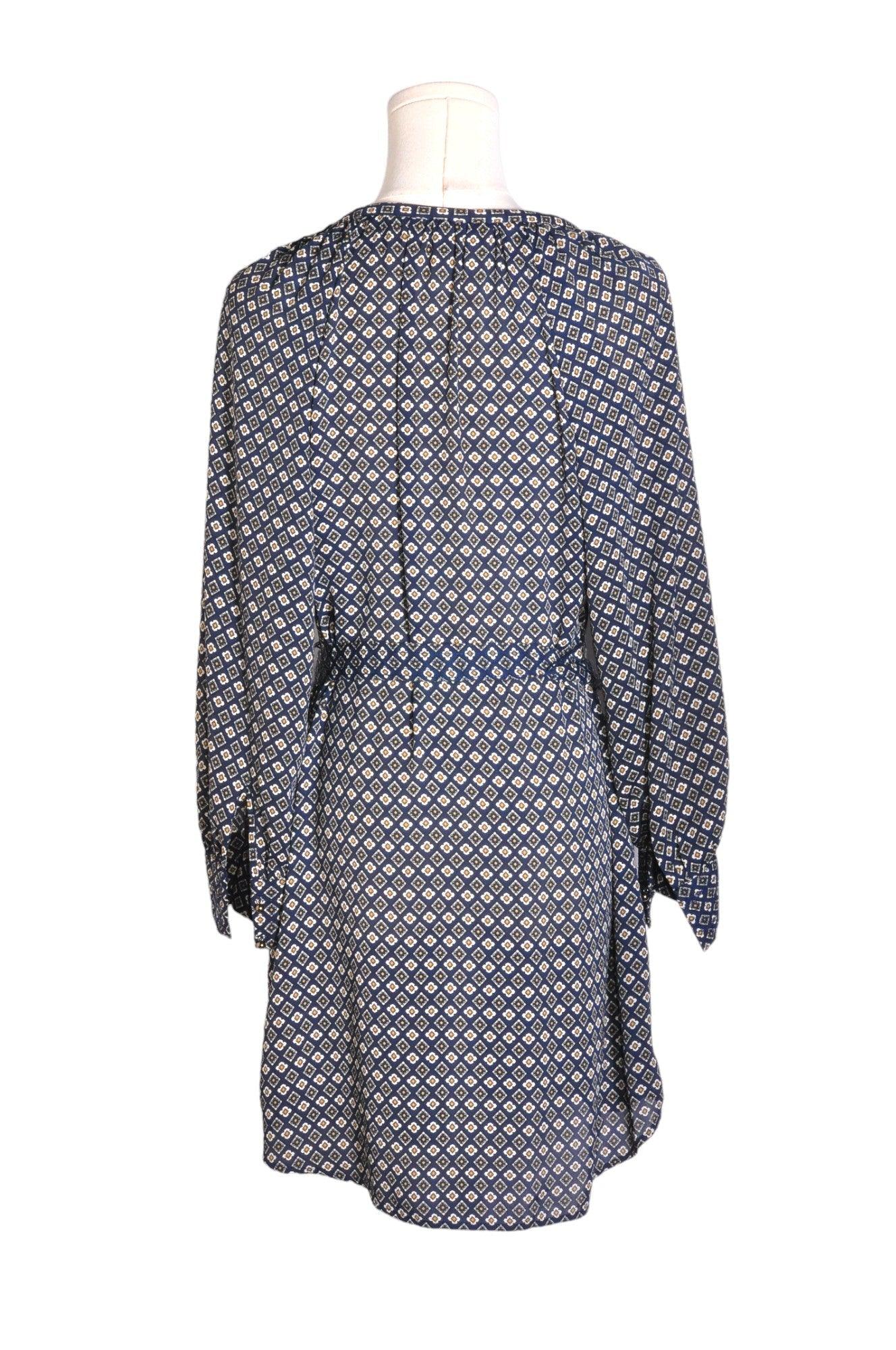 BANANA REPUBLIC Stylish Women's Blue Wrap Dress - Regular Fit, Size 4