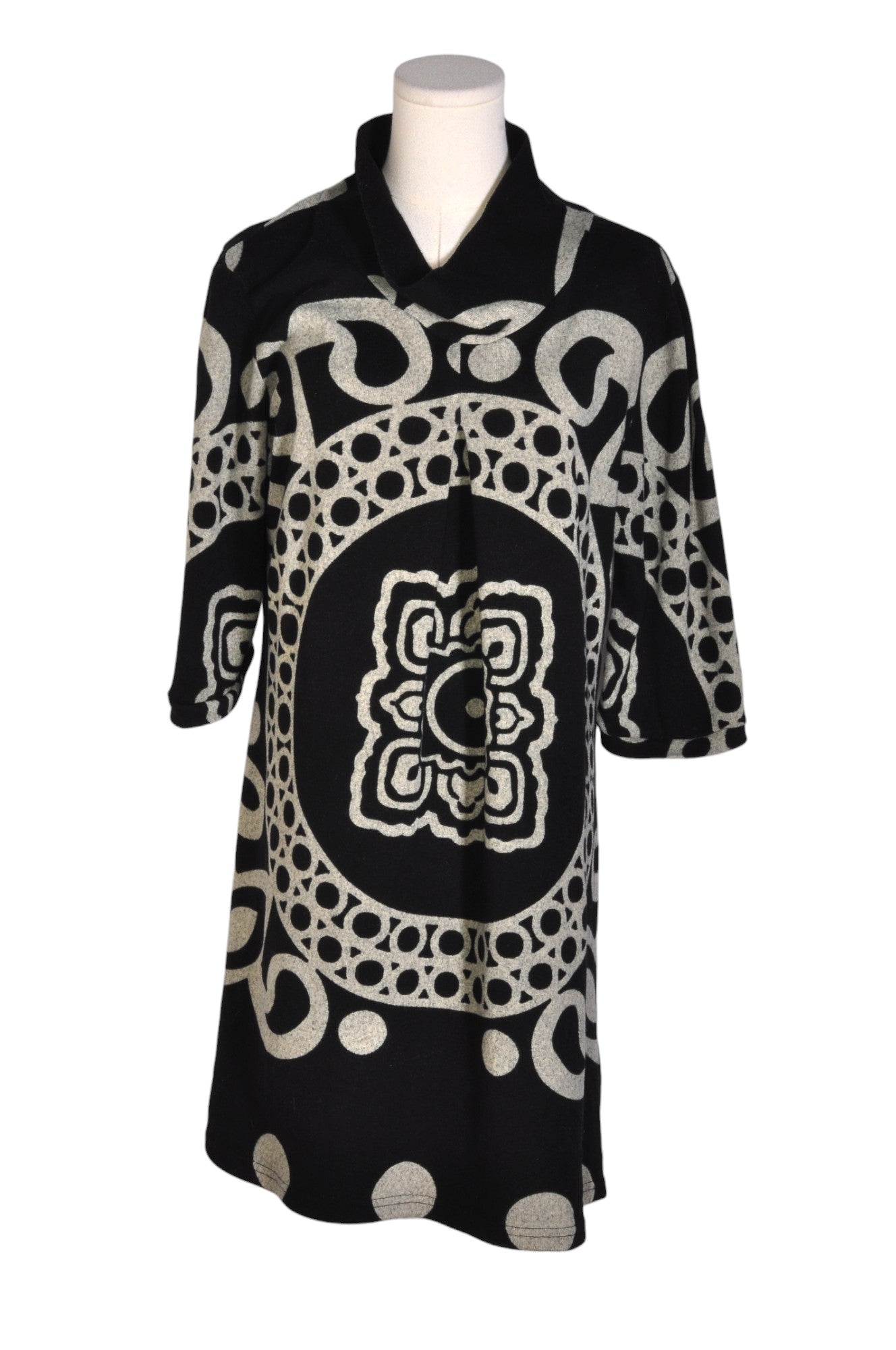 Stylish PAPILLON Women's Black XL Regular Fit Shirt Dress - Second Hand Gem
