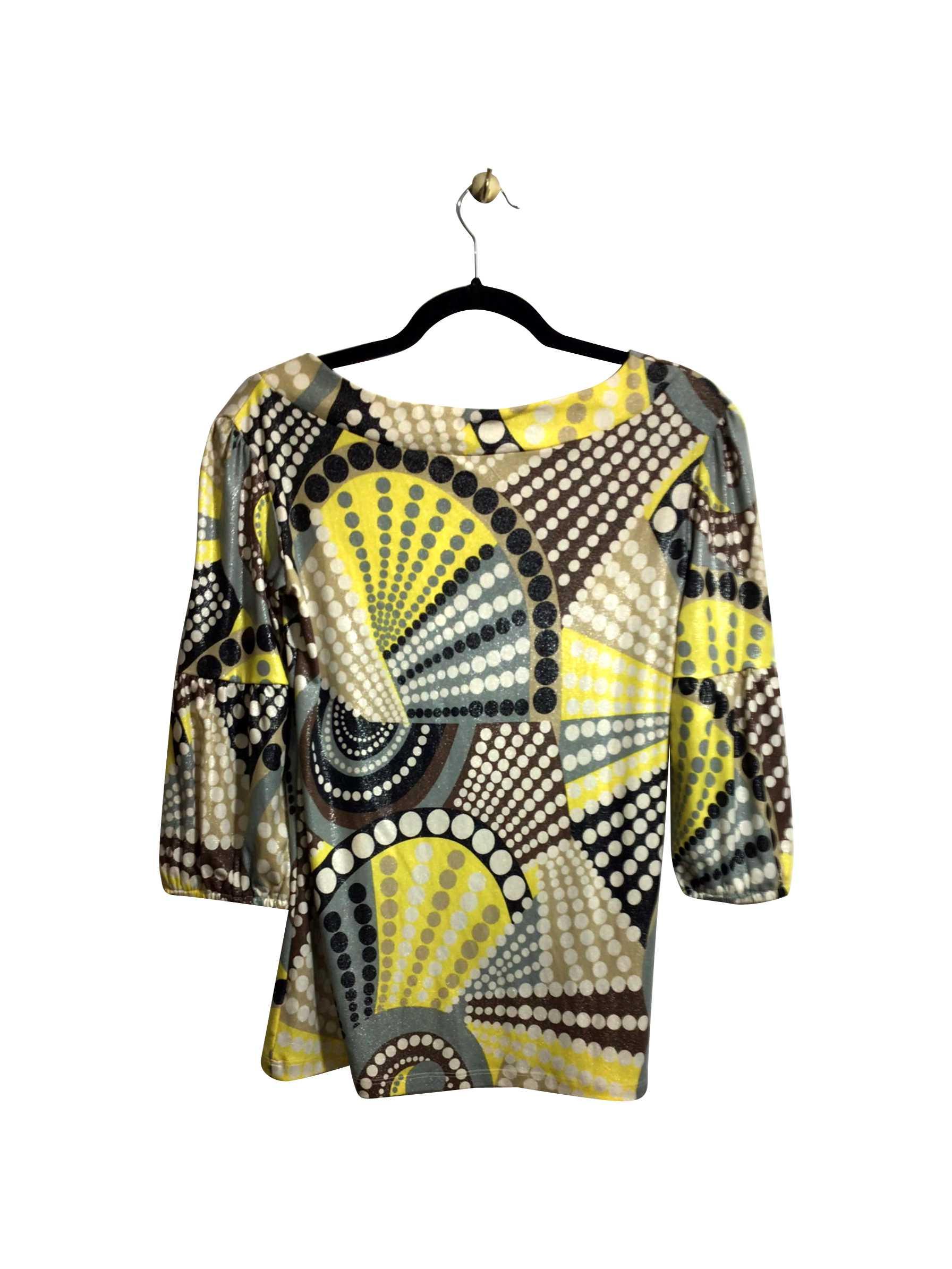 FICKLE Stylish Regular Fit Yellow Blouse - Size S