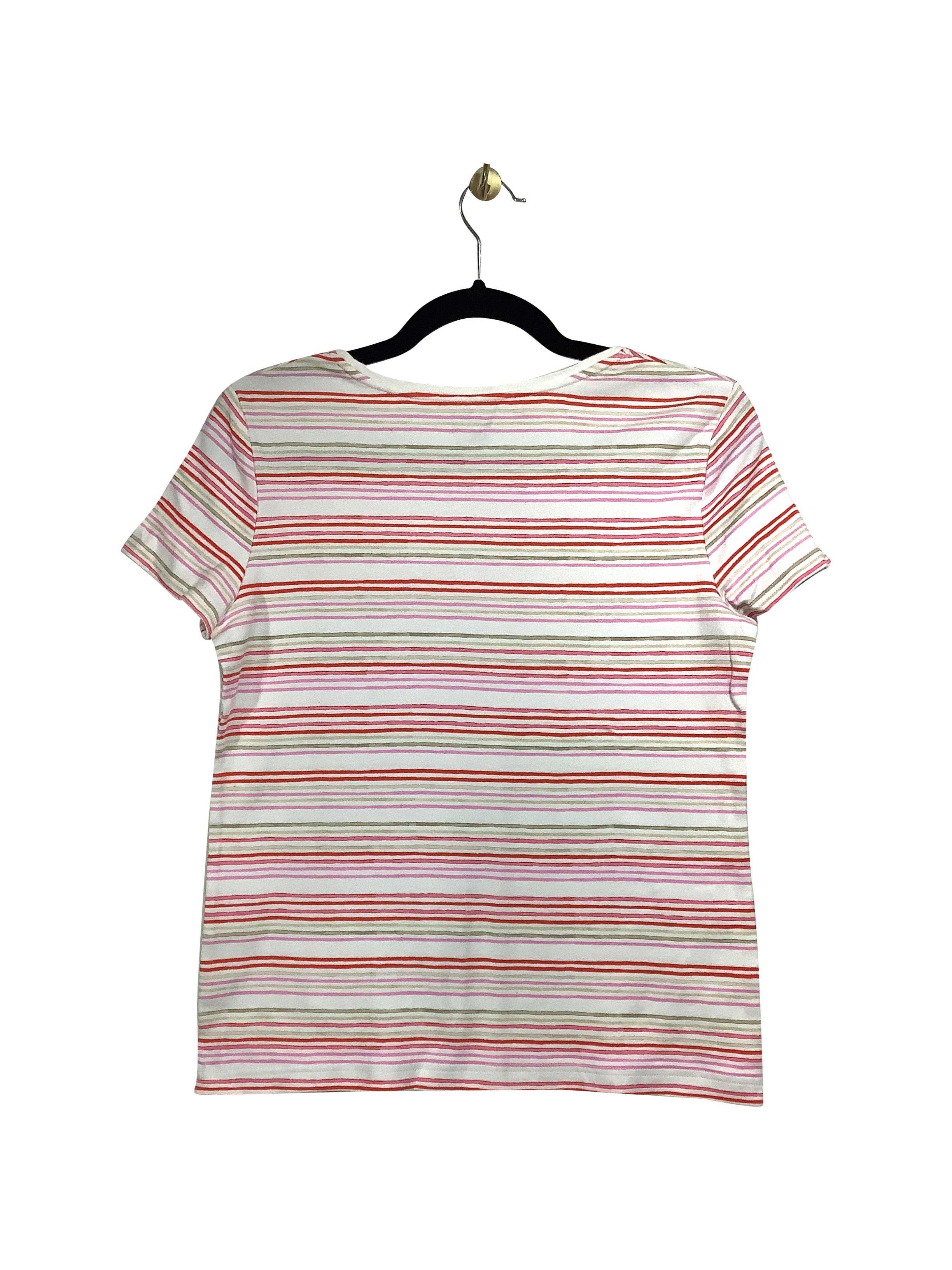 CROFT & BARROW Stylish Regular Fit White T-shirt - Size S