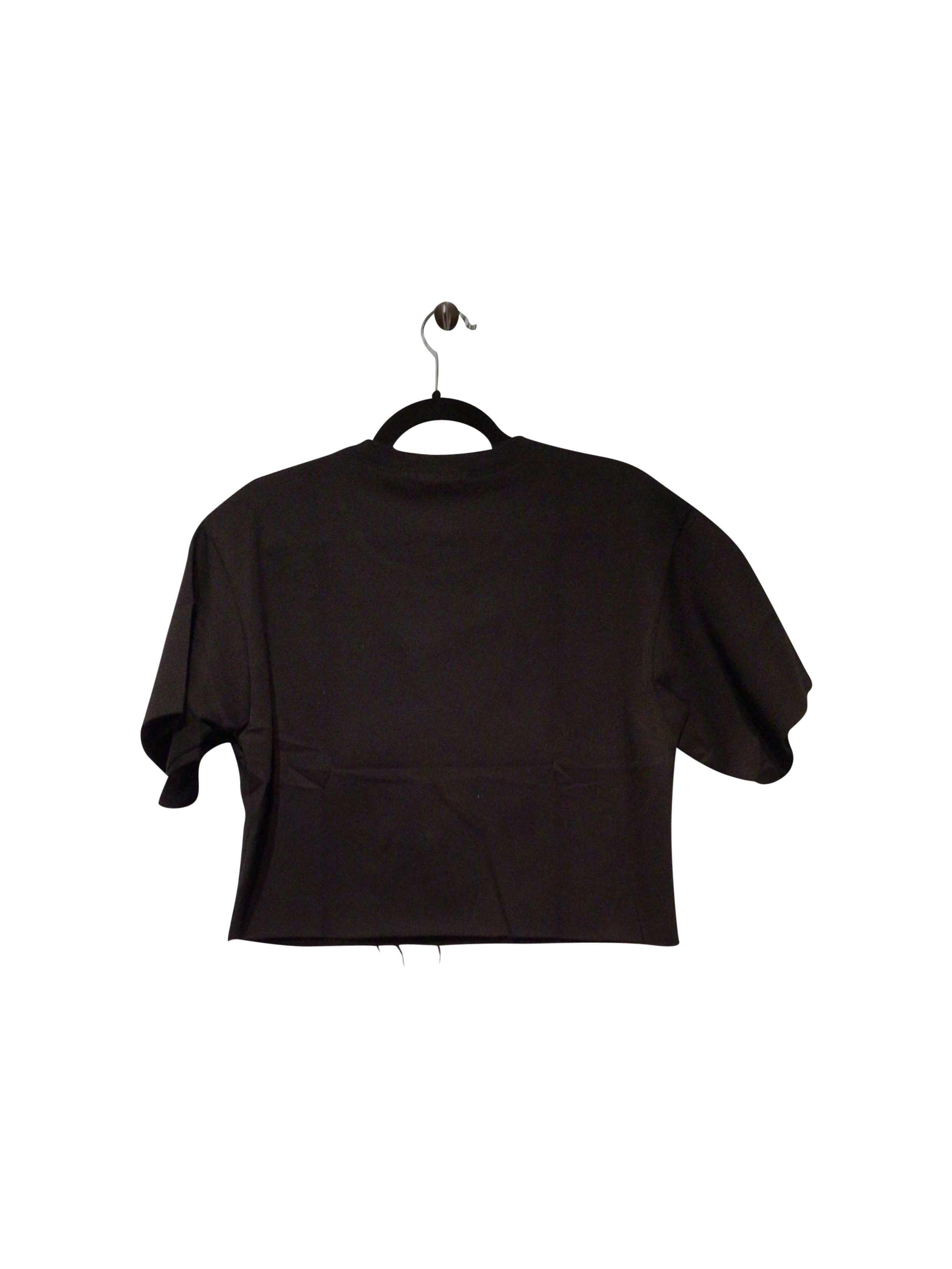 FOREVER 21 Stylish Regular Fit Black Crop Top - Size S