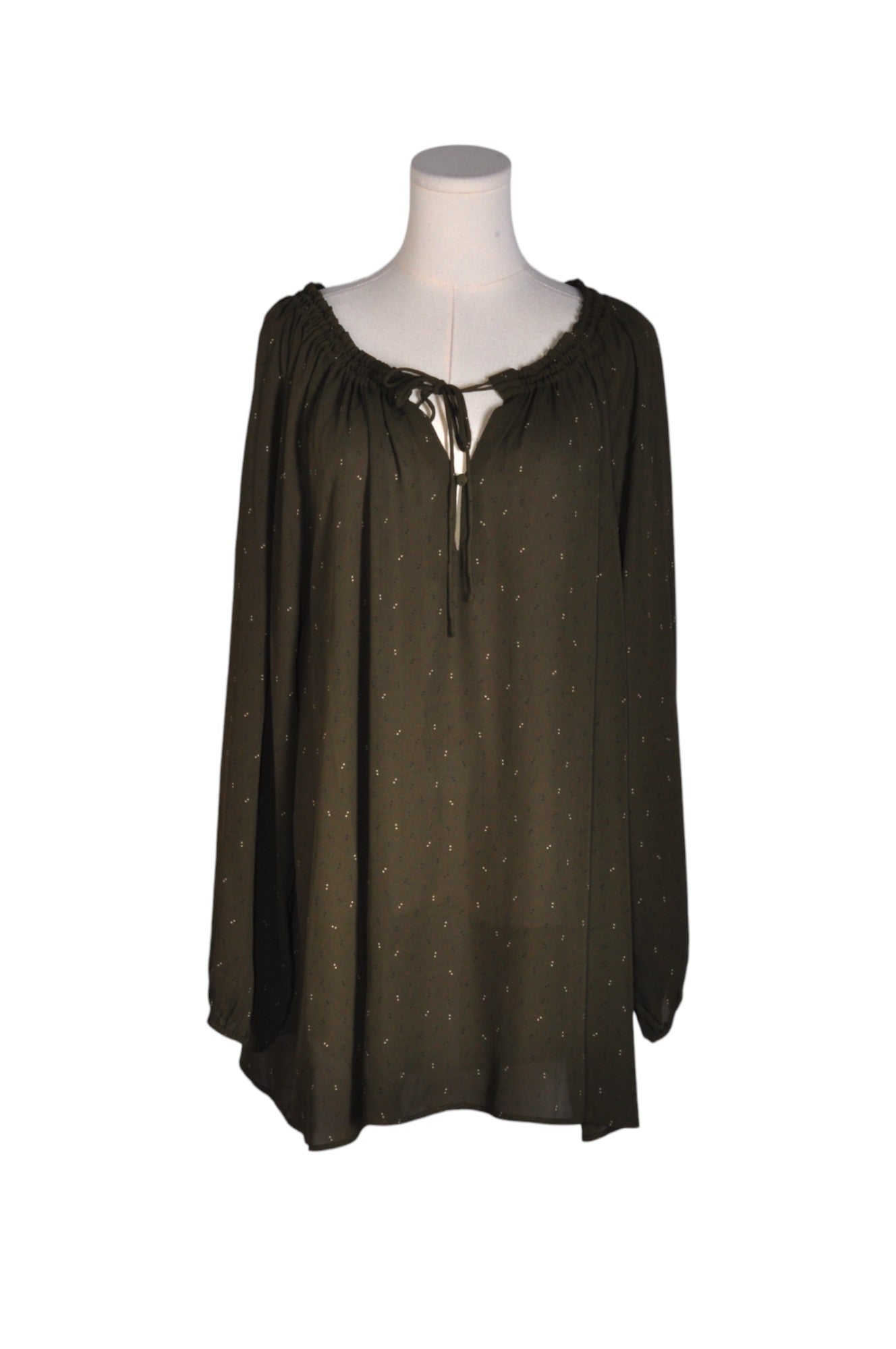 MICHEL STUDIO Stylish Women's Green Regular Fit Tunics - Size 16