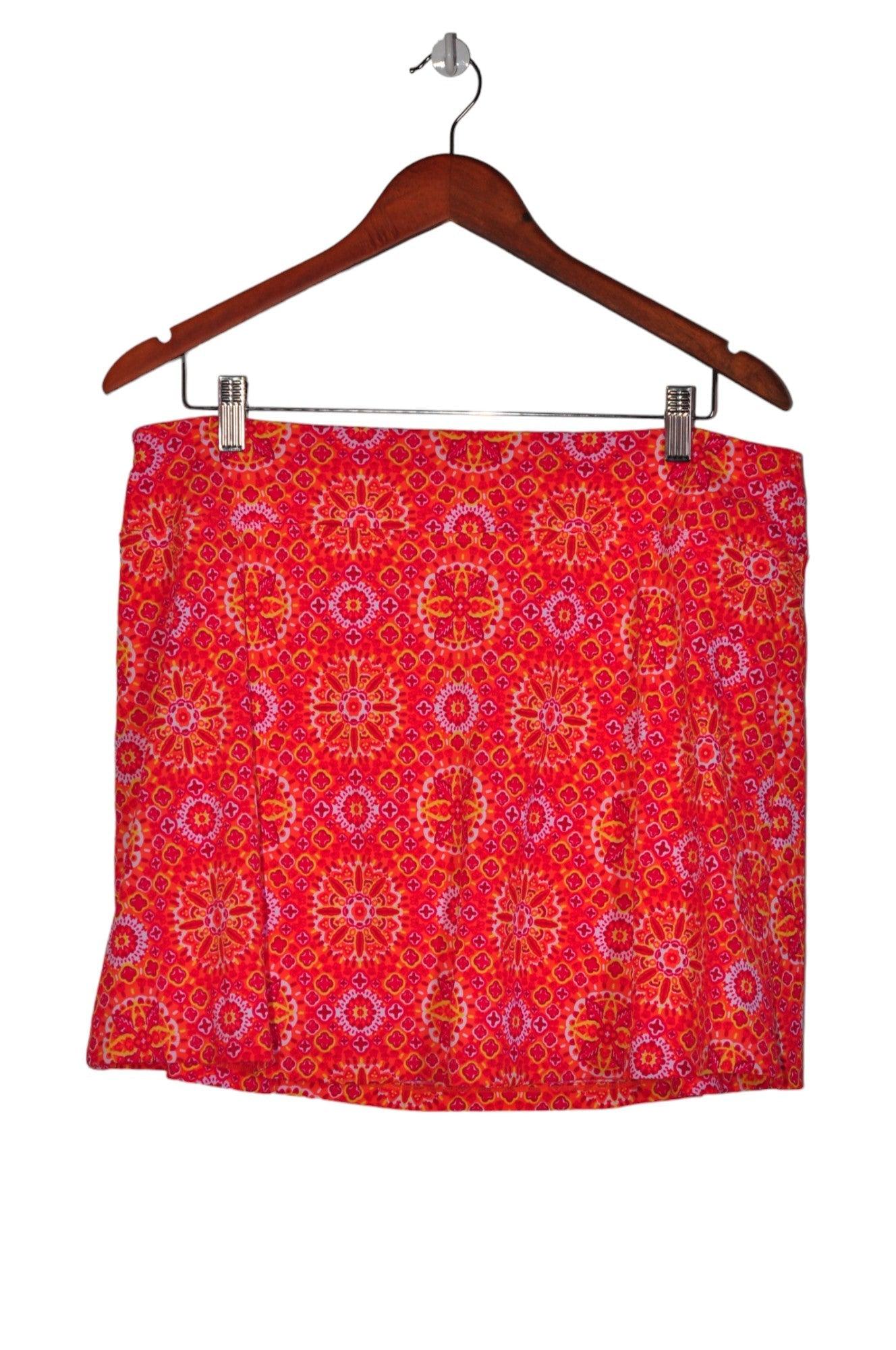 Stylish COOLIBAR Women's Red XL Regular Fit Casual Skirts
