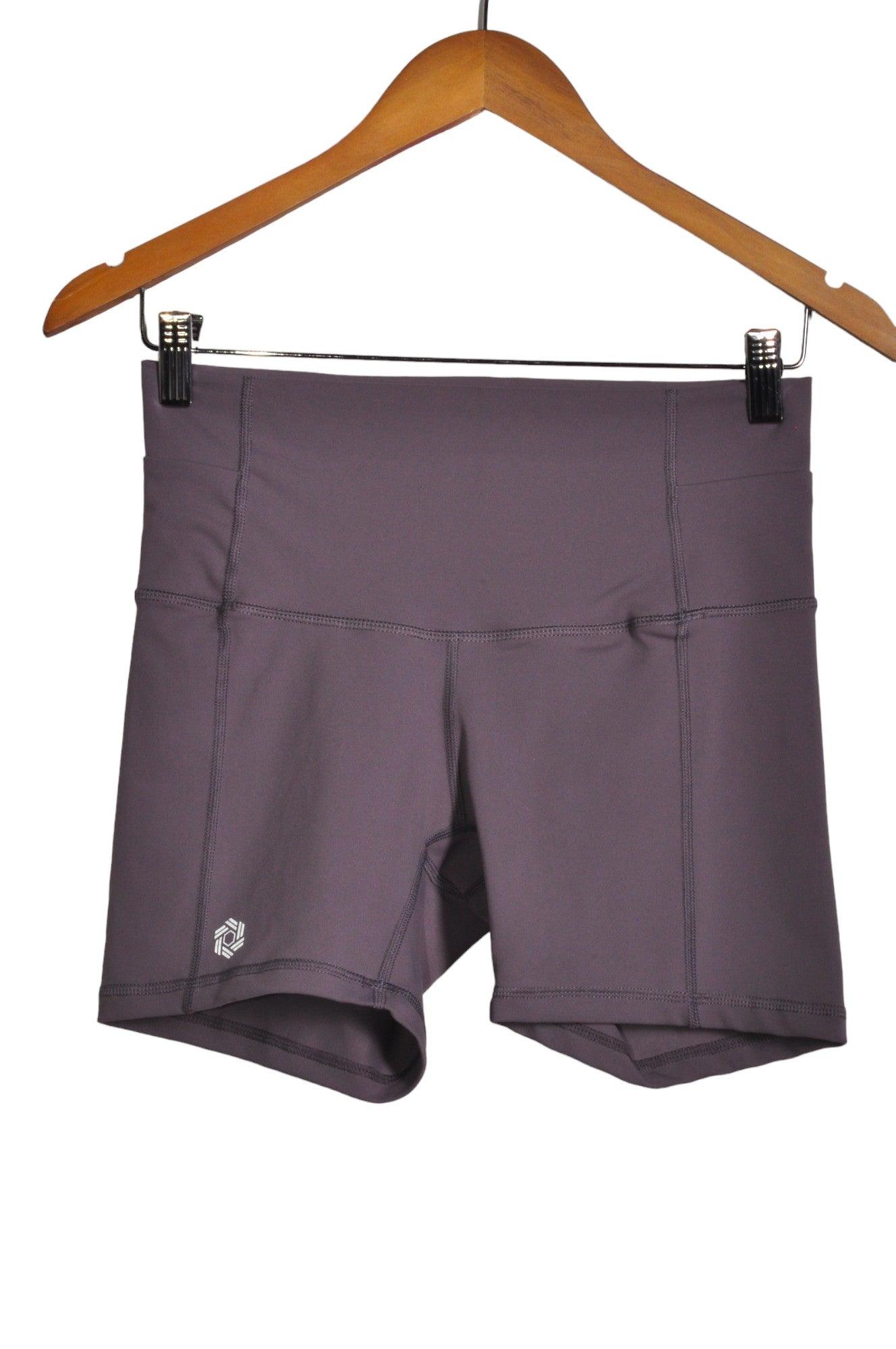 Stylish HONEY ATHLETICA Women's Gray Regular Fit Size 8 Activewear Shorts & Skirts