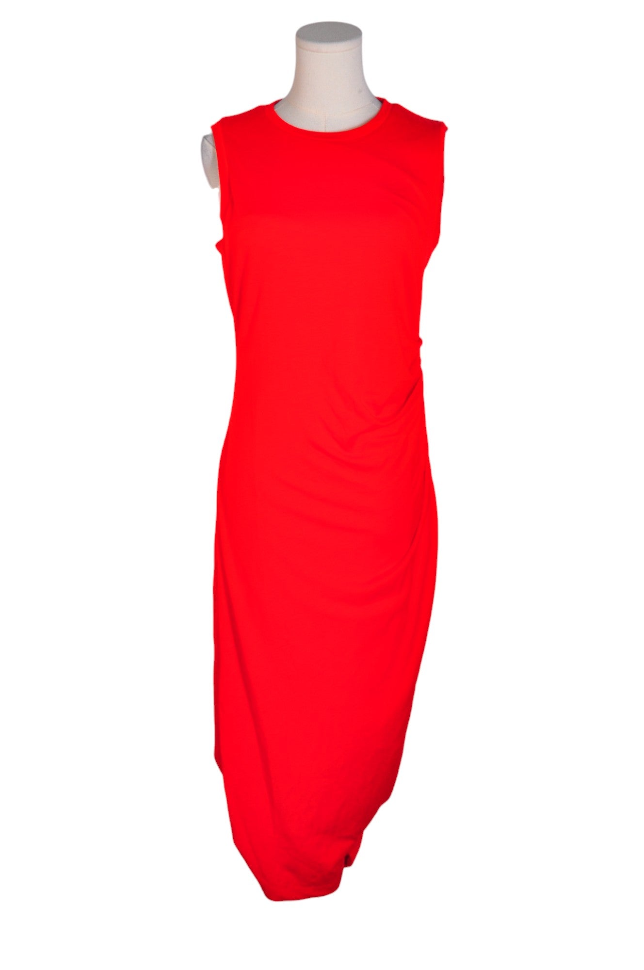 BANANA REPUBLIC Stylish Women's High Low Red Dress - Regular Fit, Size S