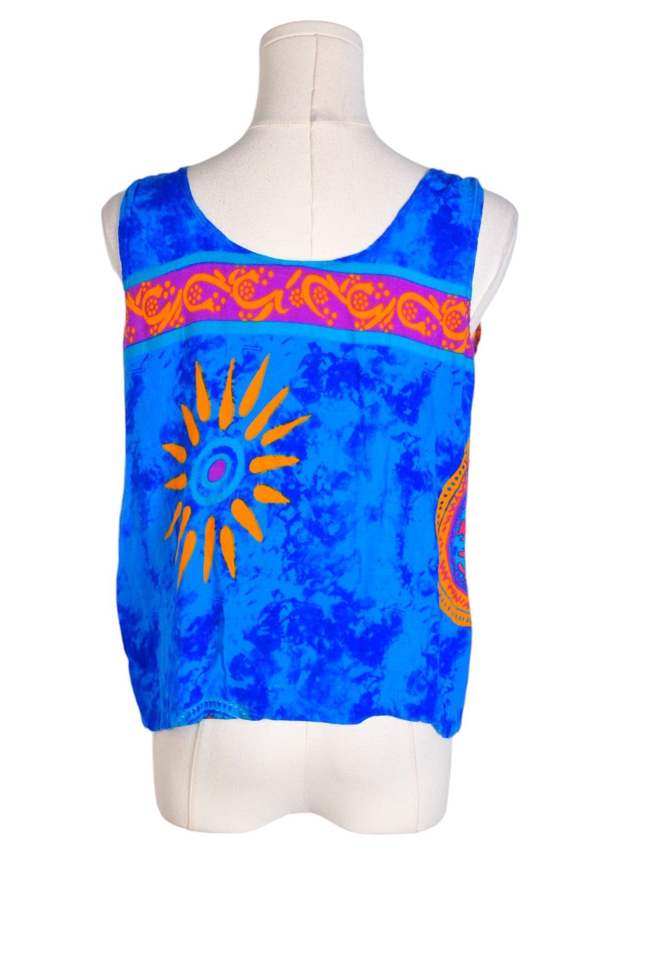 Stylish COZY CLUB Regular-Fit Blue Women's Blouses - Size M