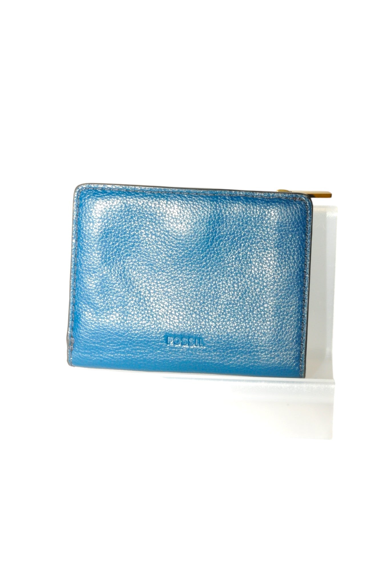 FOSSIL Stylish Blue Regular-fit Second-hand Women's Wallets - Size S