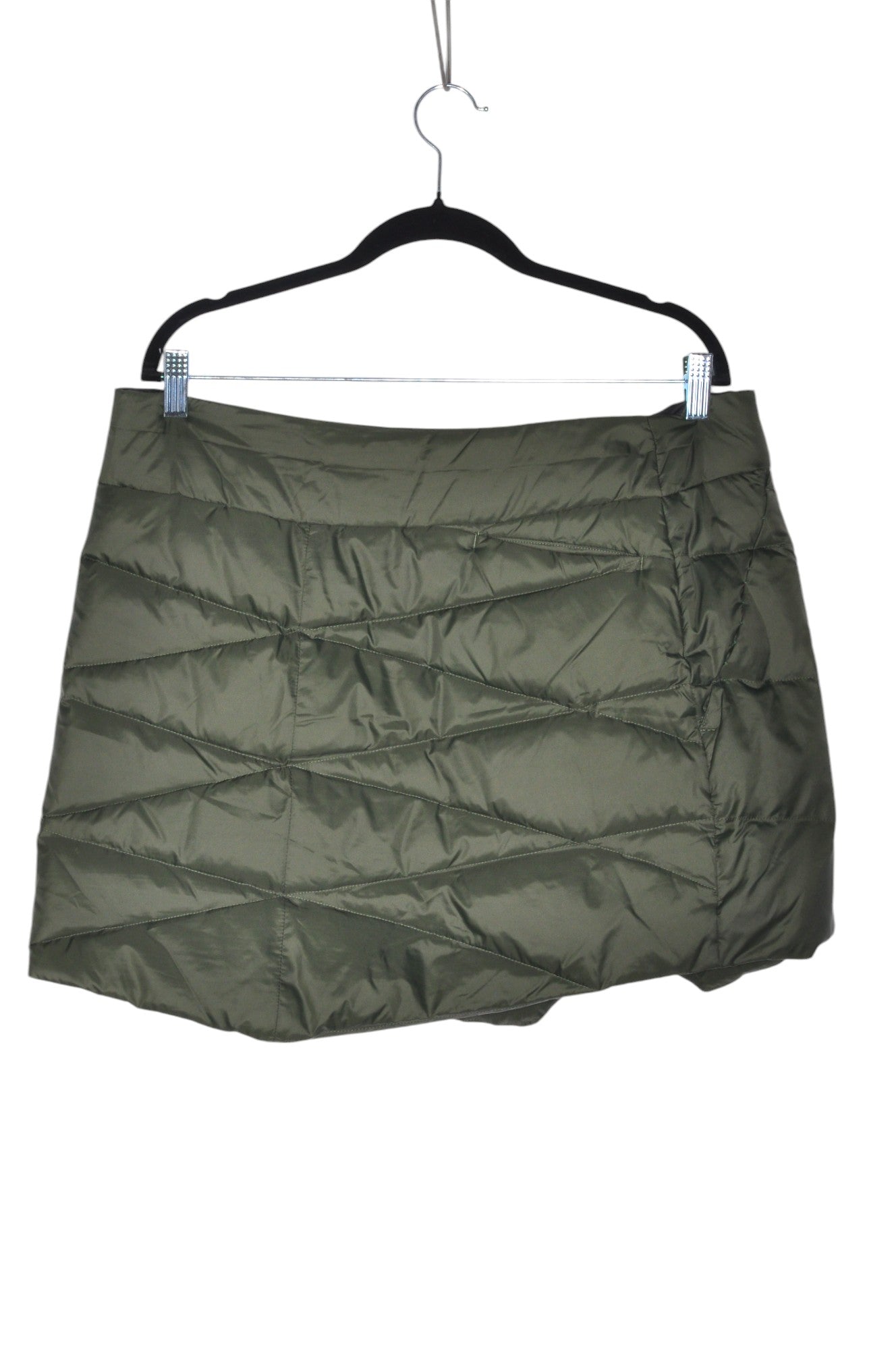 INDYGENA Stylish Women's Green Casual Skirt - Regular Fit, Size XL