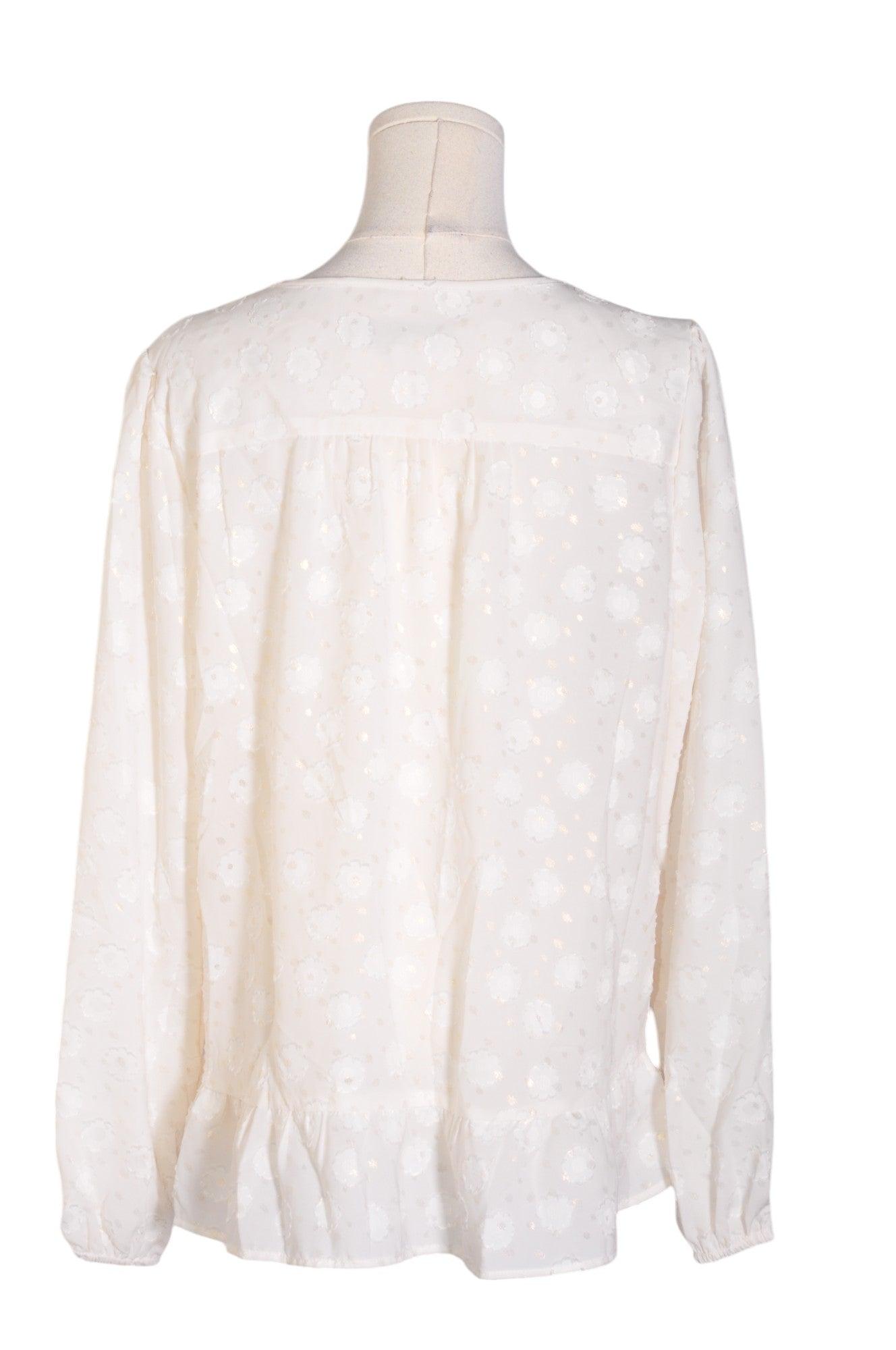 Stylish LOFT Women's White Regular Fit Blouse - Size M