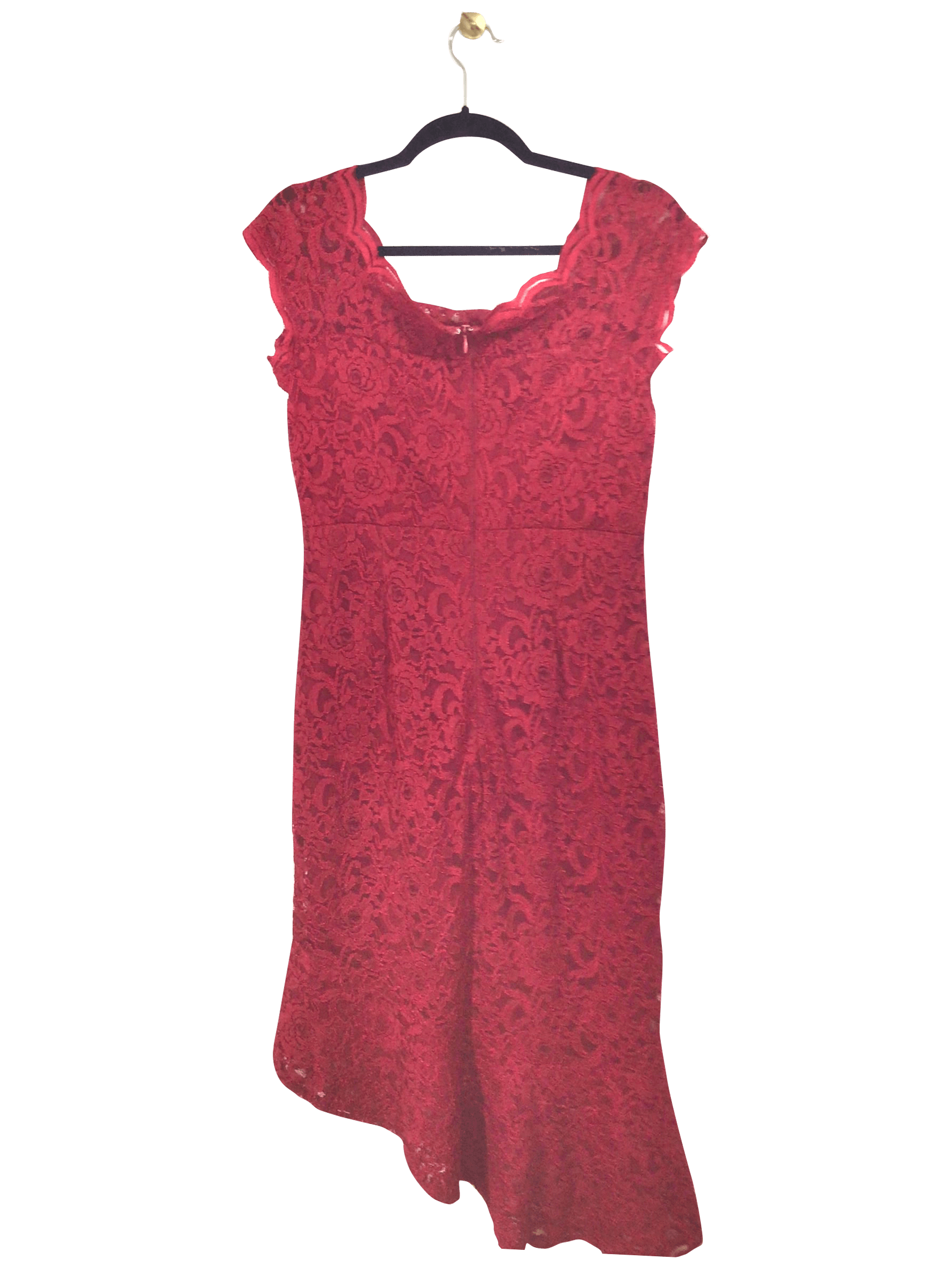 Stylish CHATEAU Regular Fit Red Shift Dress - Size L