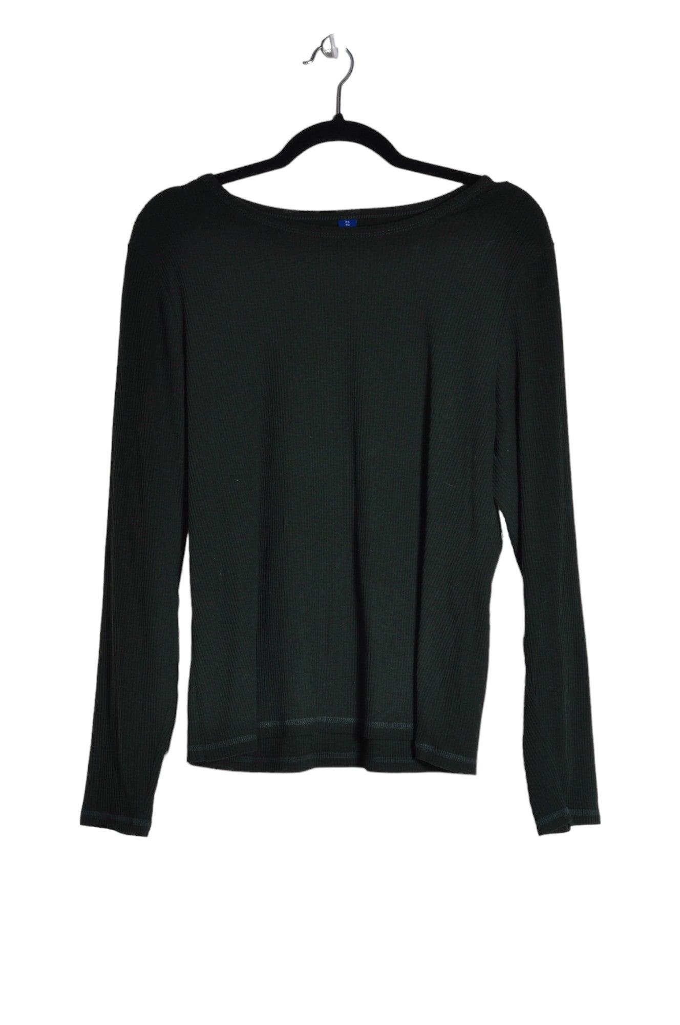 OLD NAVY Stylish Women's Green Regular Fit XL Long Sleeve T-Shirts