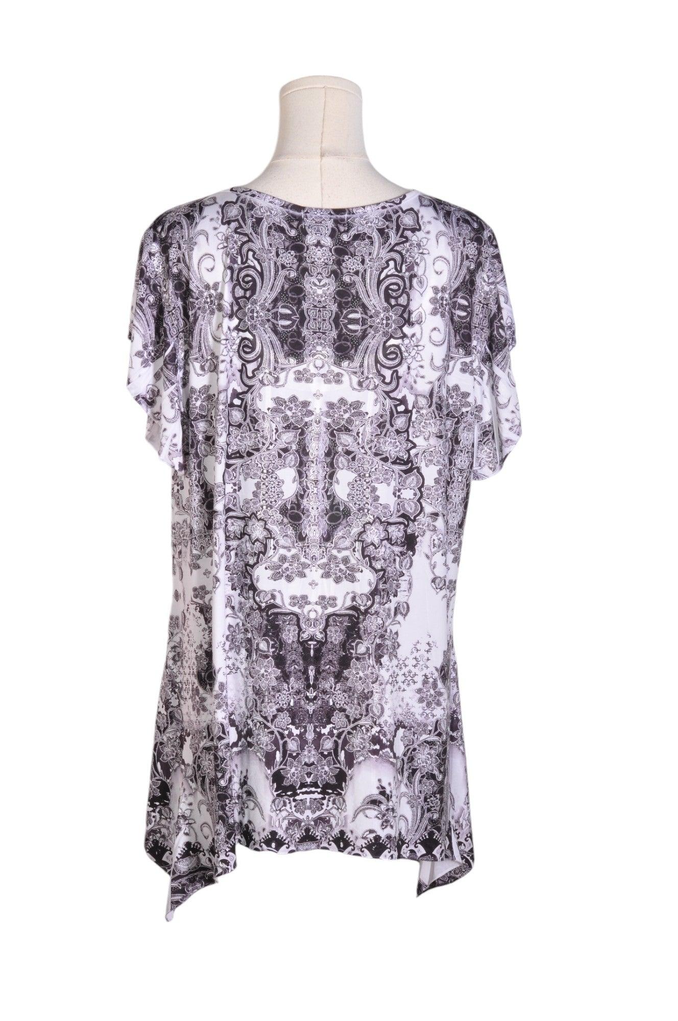 Chic LIVE & LET LIVE Women's Regular Fit White XXL Blouses for Second - Hand Fashion Lovers
