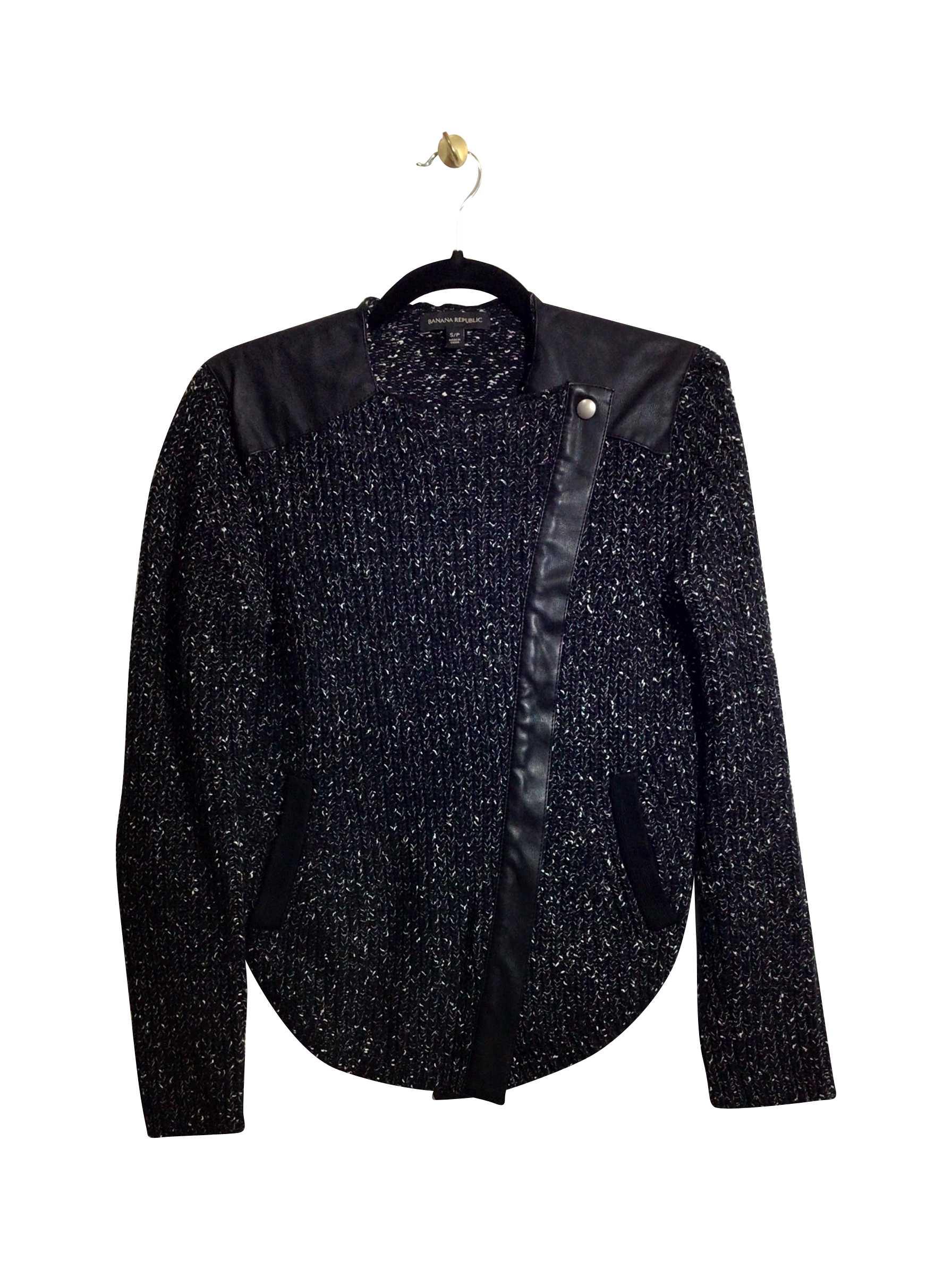 BANANA REPUBLIC Stylish Regular Fit Black Blazers - Size S