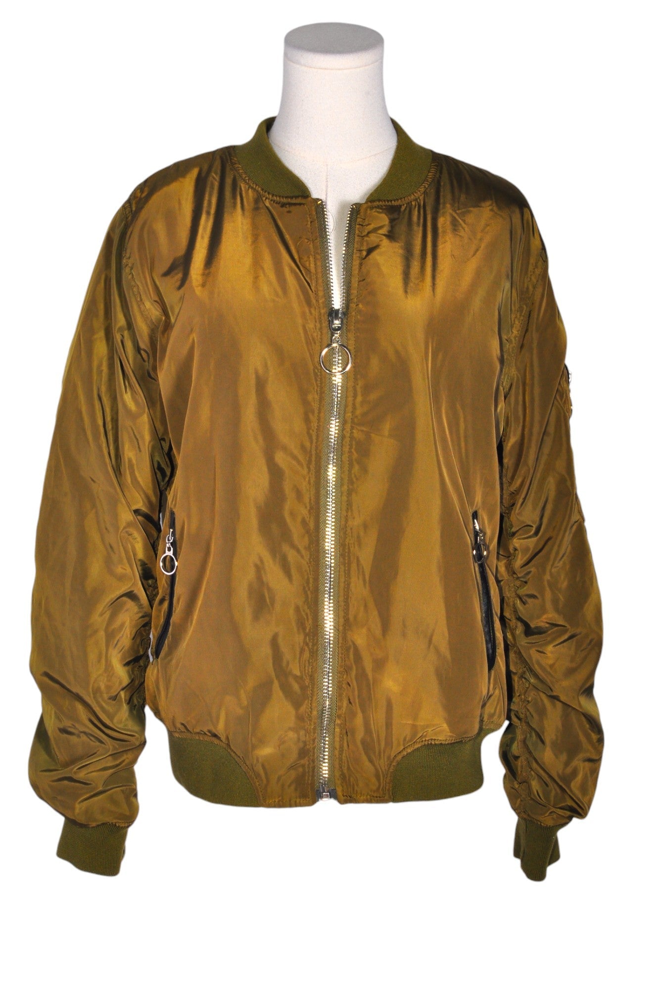 PARISIAN COLLECTION Stylish Women's Green Regular-Fit Coat Size 12