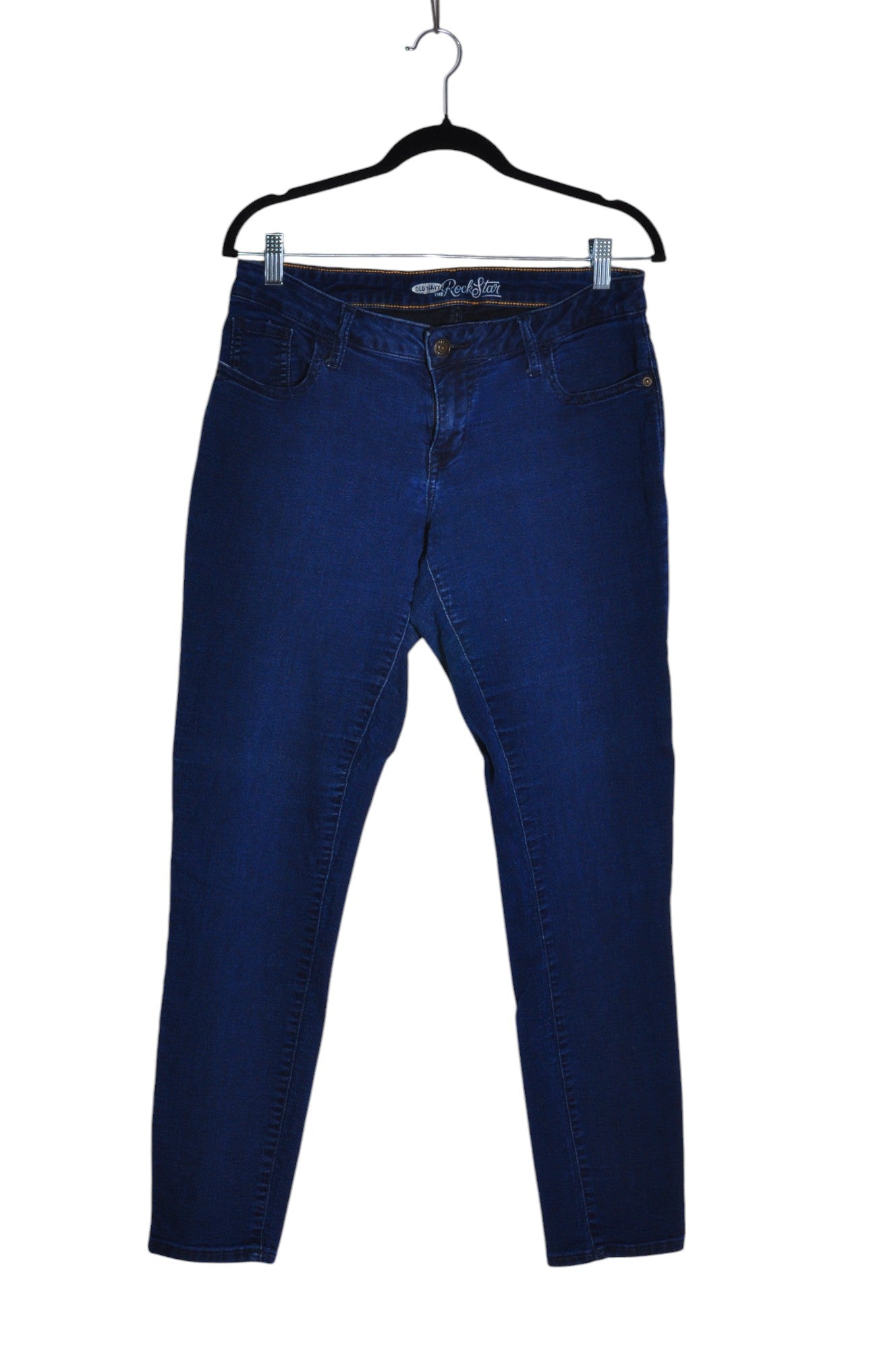 OLD NAVY Stylish Women's Blue Regular Fit Straight-Legged Jeans - Size 14